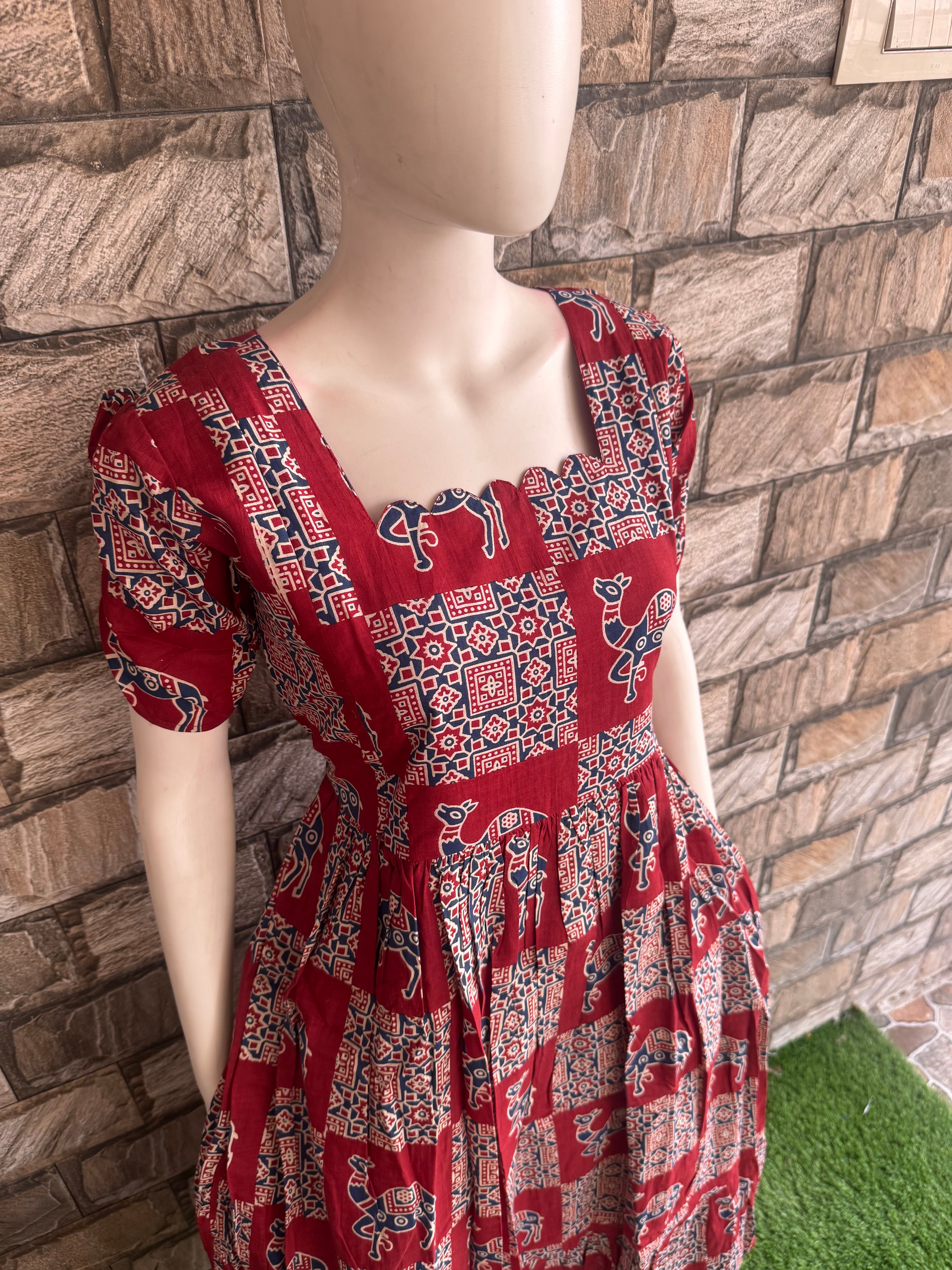 Camel Print - Maternity and Feeding Maxi CF171