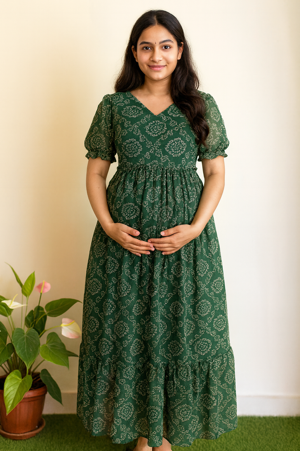 Christmas special Maternity maxi -CF173