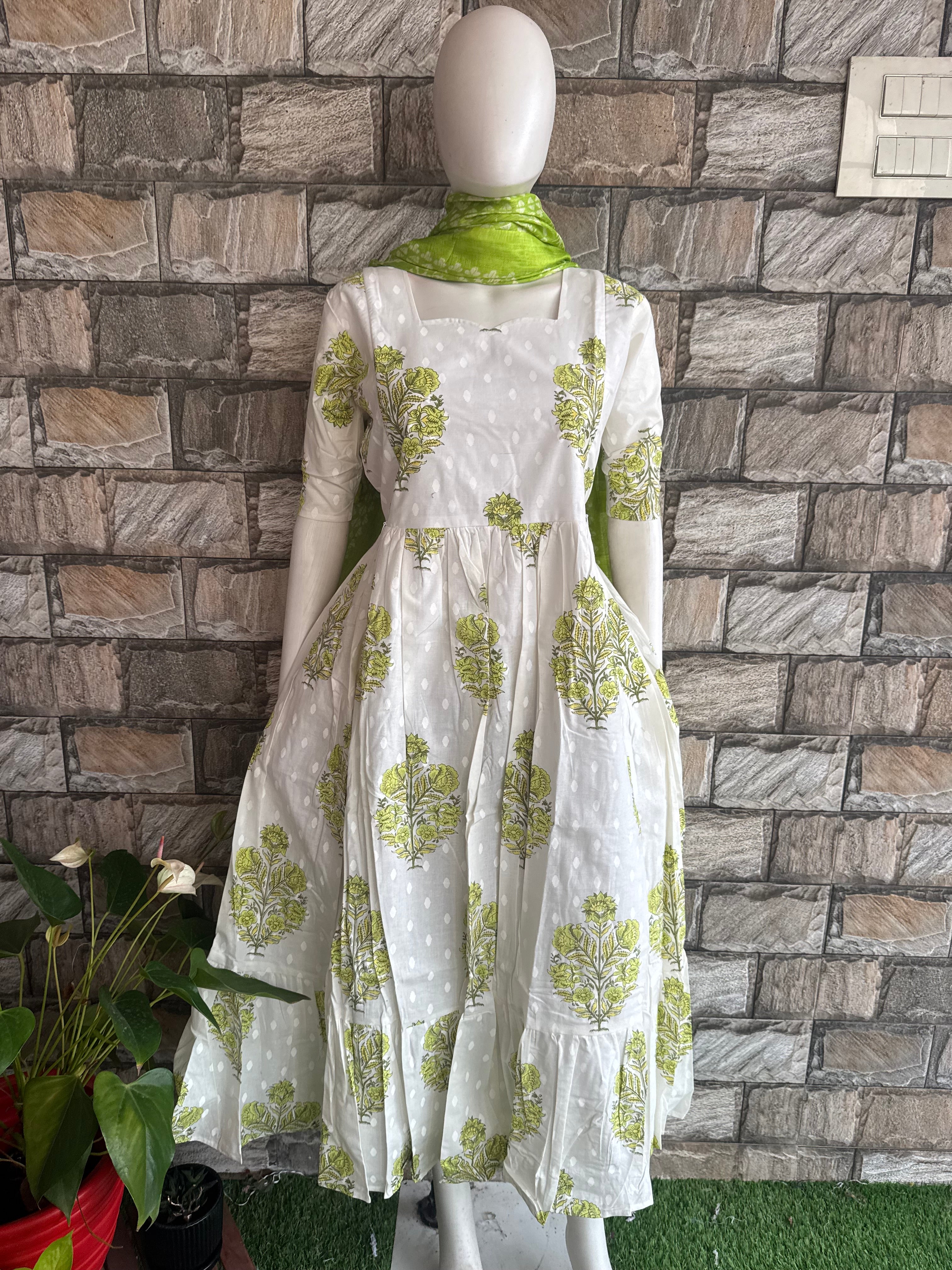 White slub cotton Maxi CF178