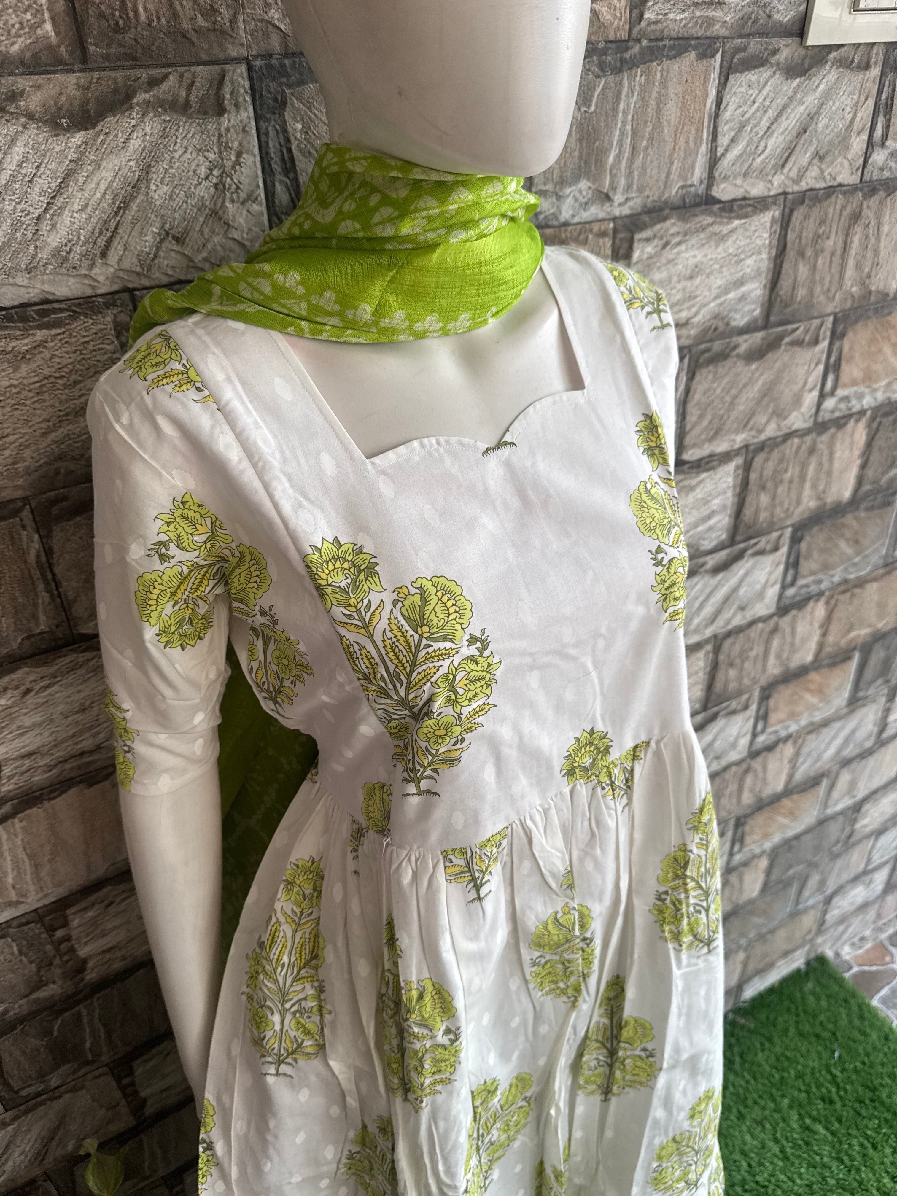 White slub cotton Maxi CF178