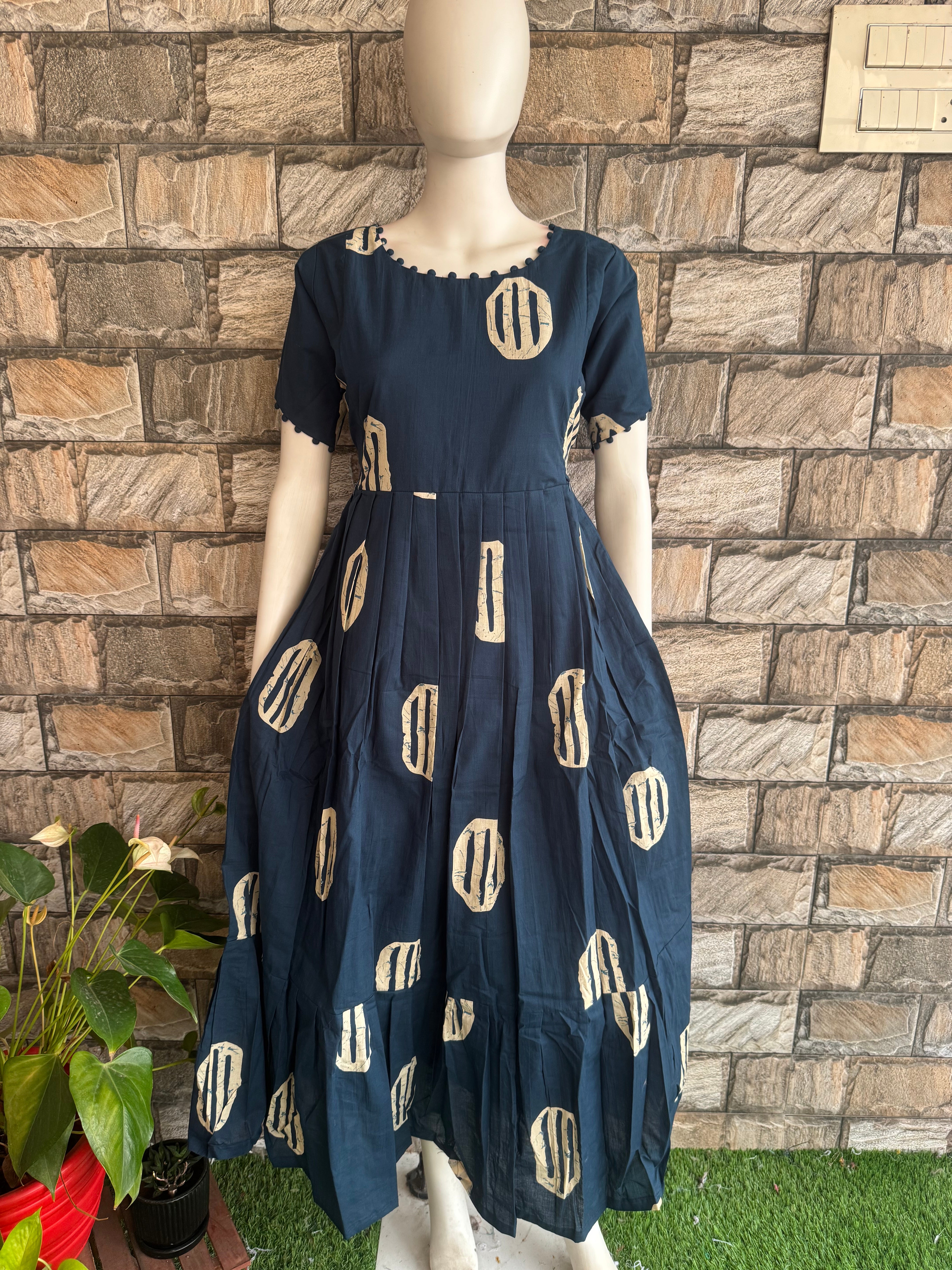 Blush Indigo Comfort Maternity Maxi