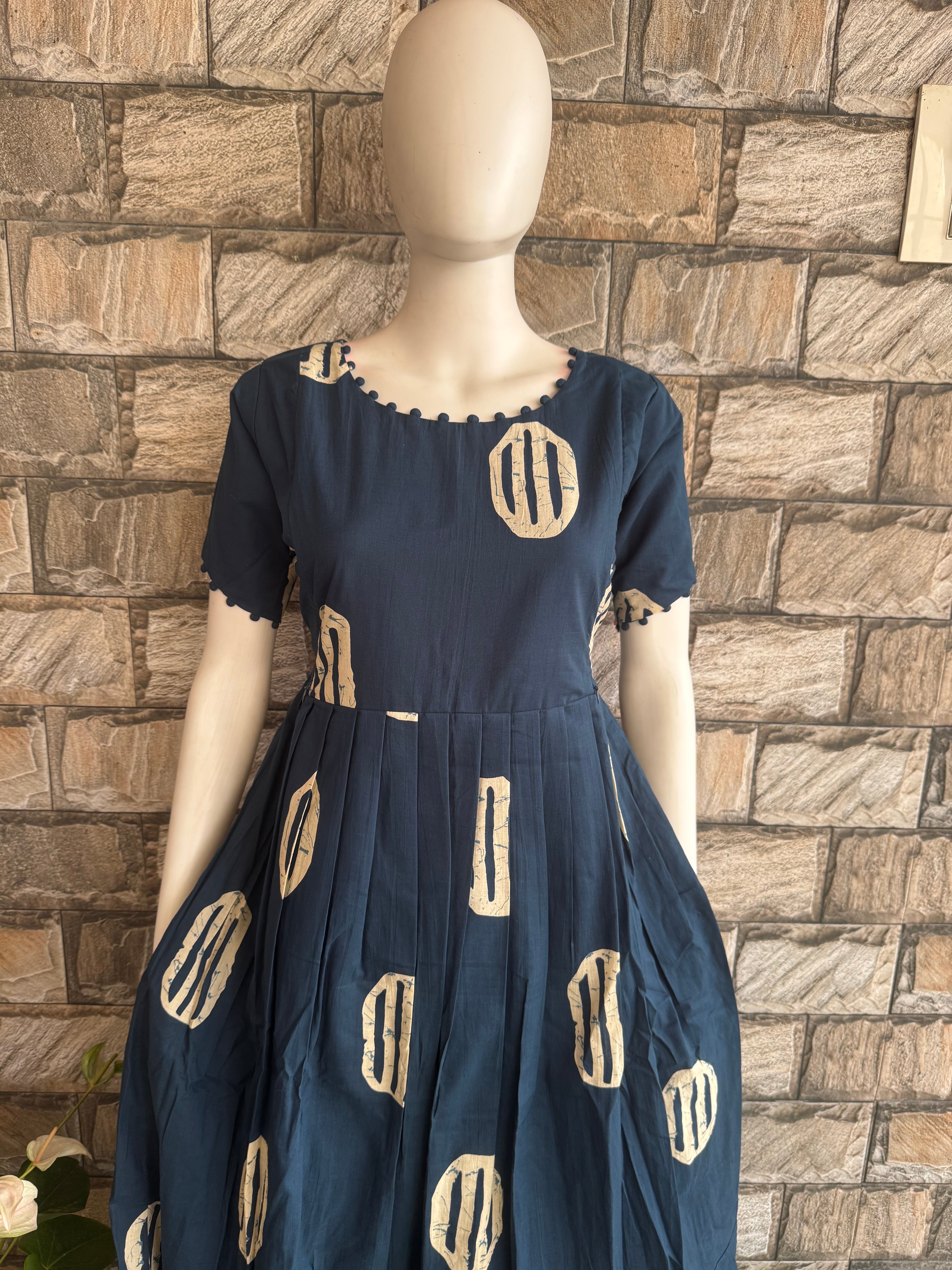 Blush Indigo Comfort Maternity Maxi