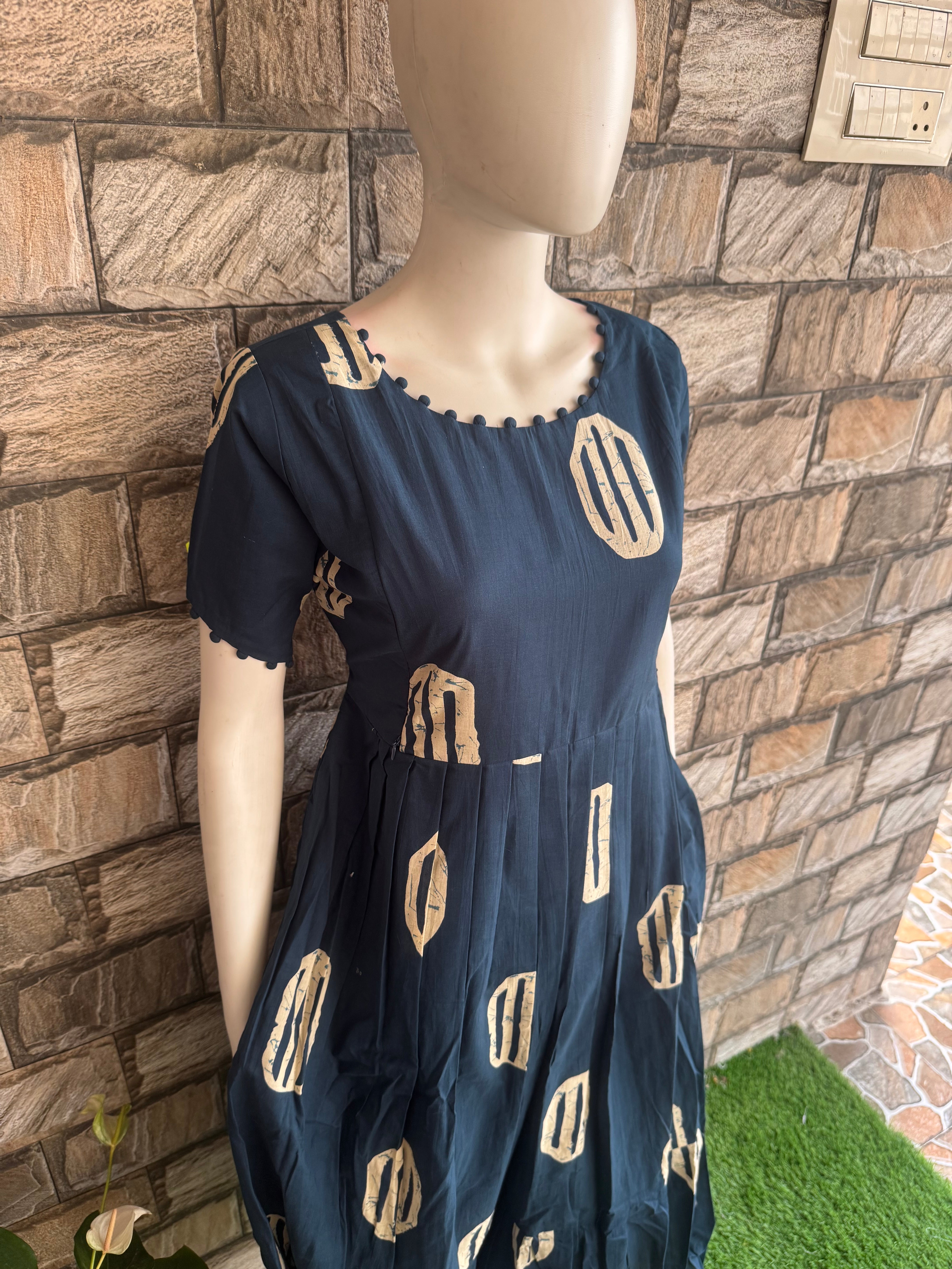 Blush Indigo Comfort Maternity Maxi