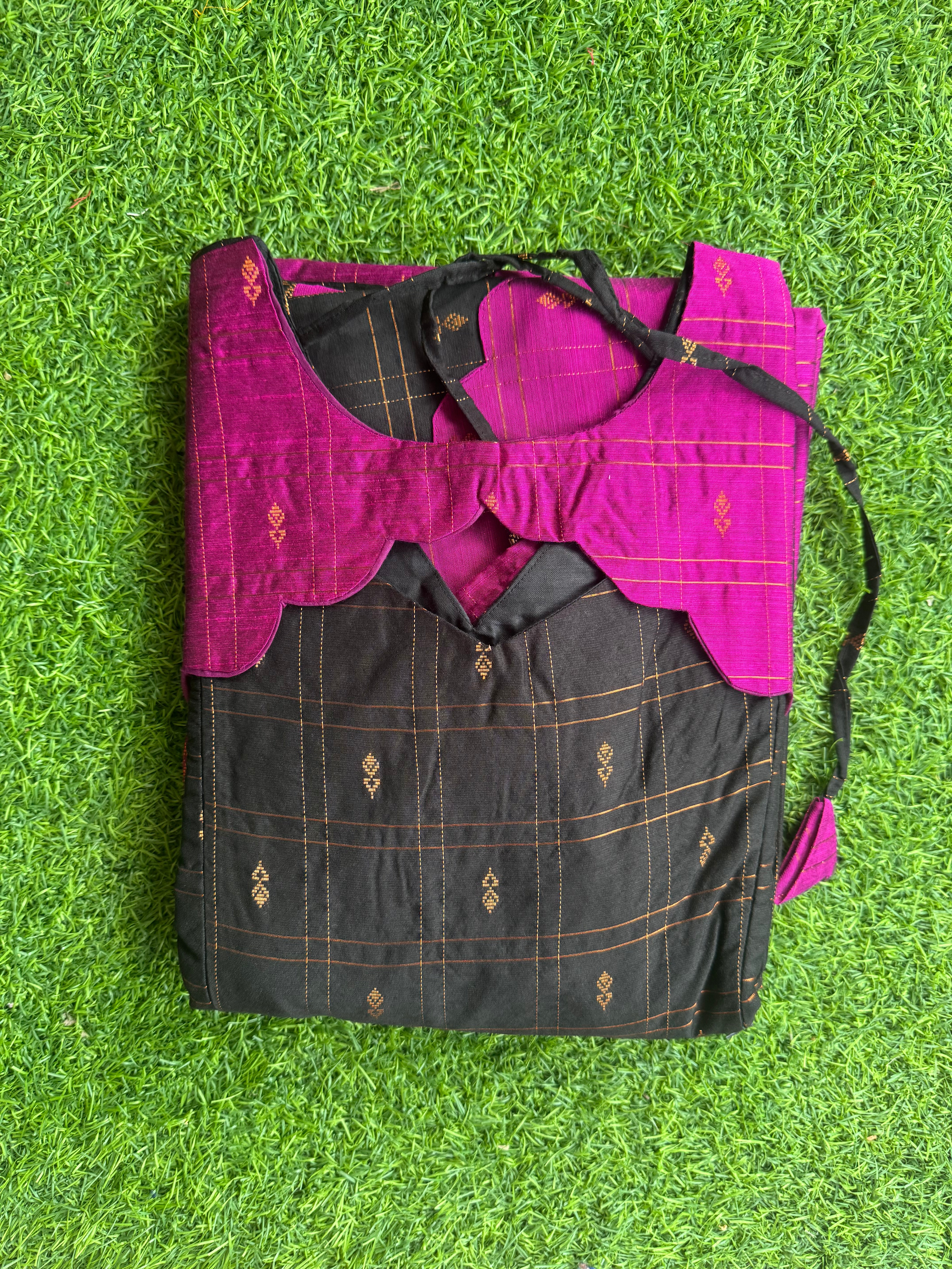 Pongal Series Violet Maternity Maxi