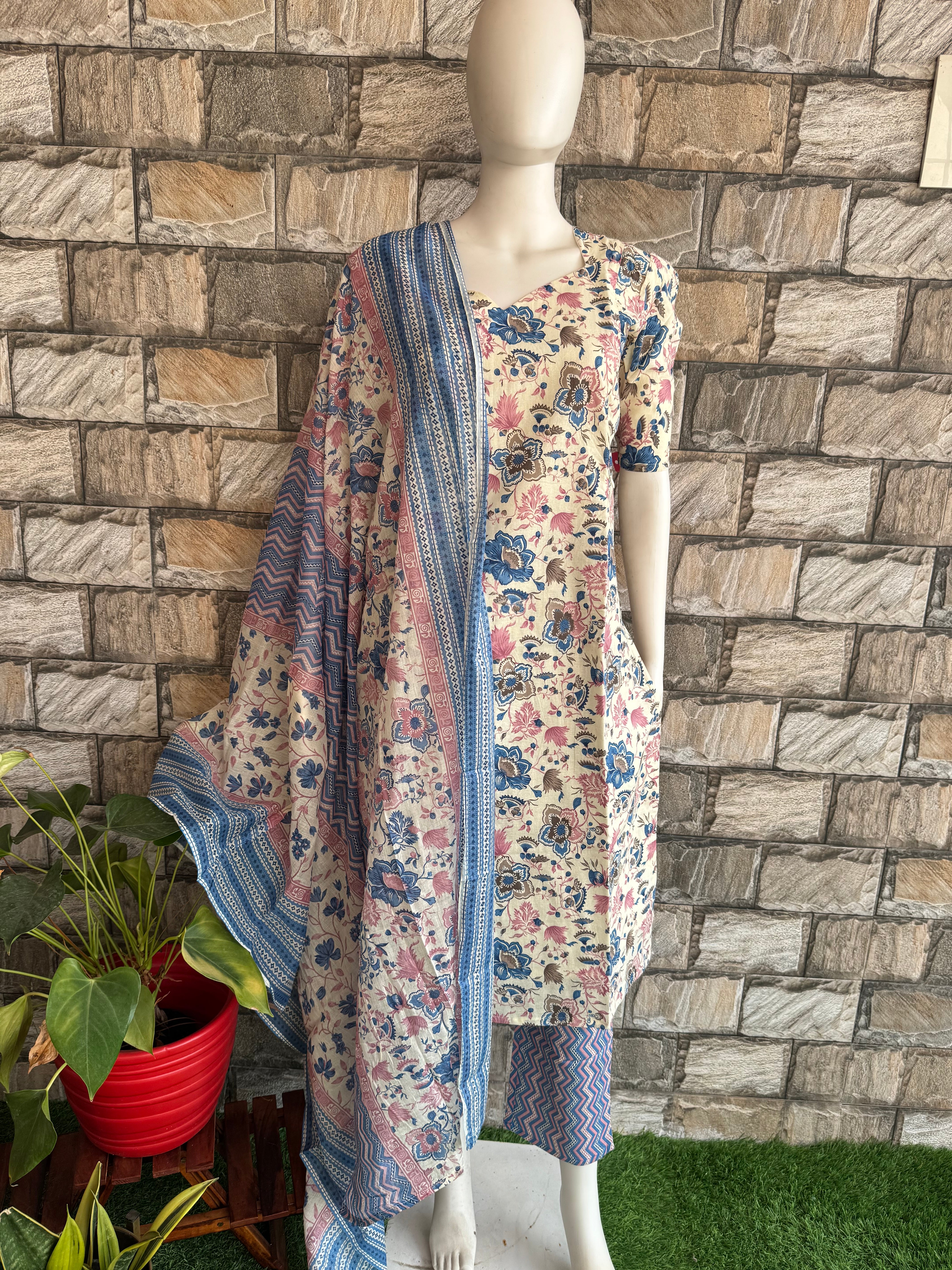 Floral 3 piece Feeding set