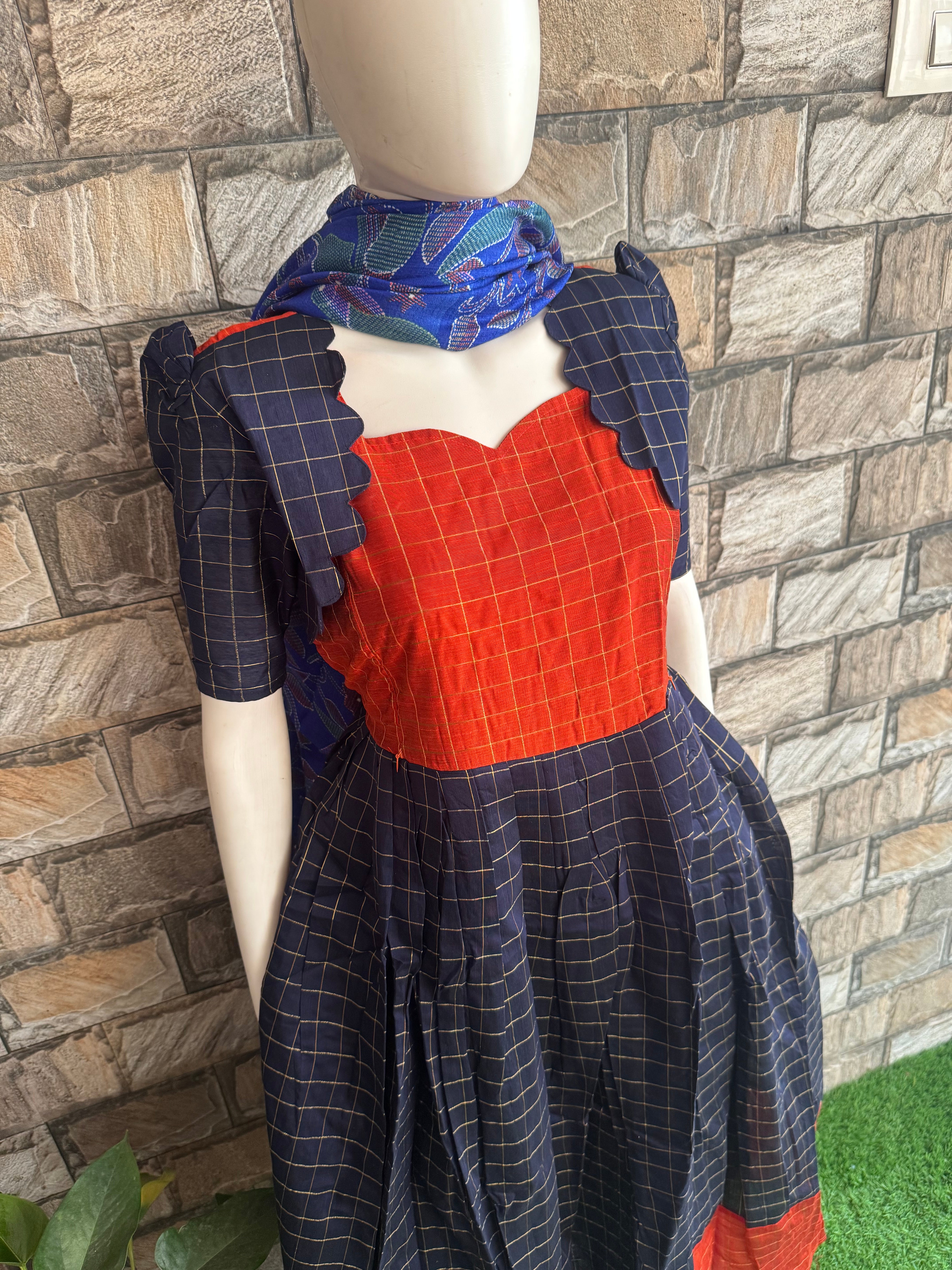 Neelima Maternity Raw silk maxi