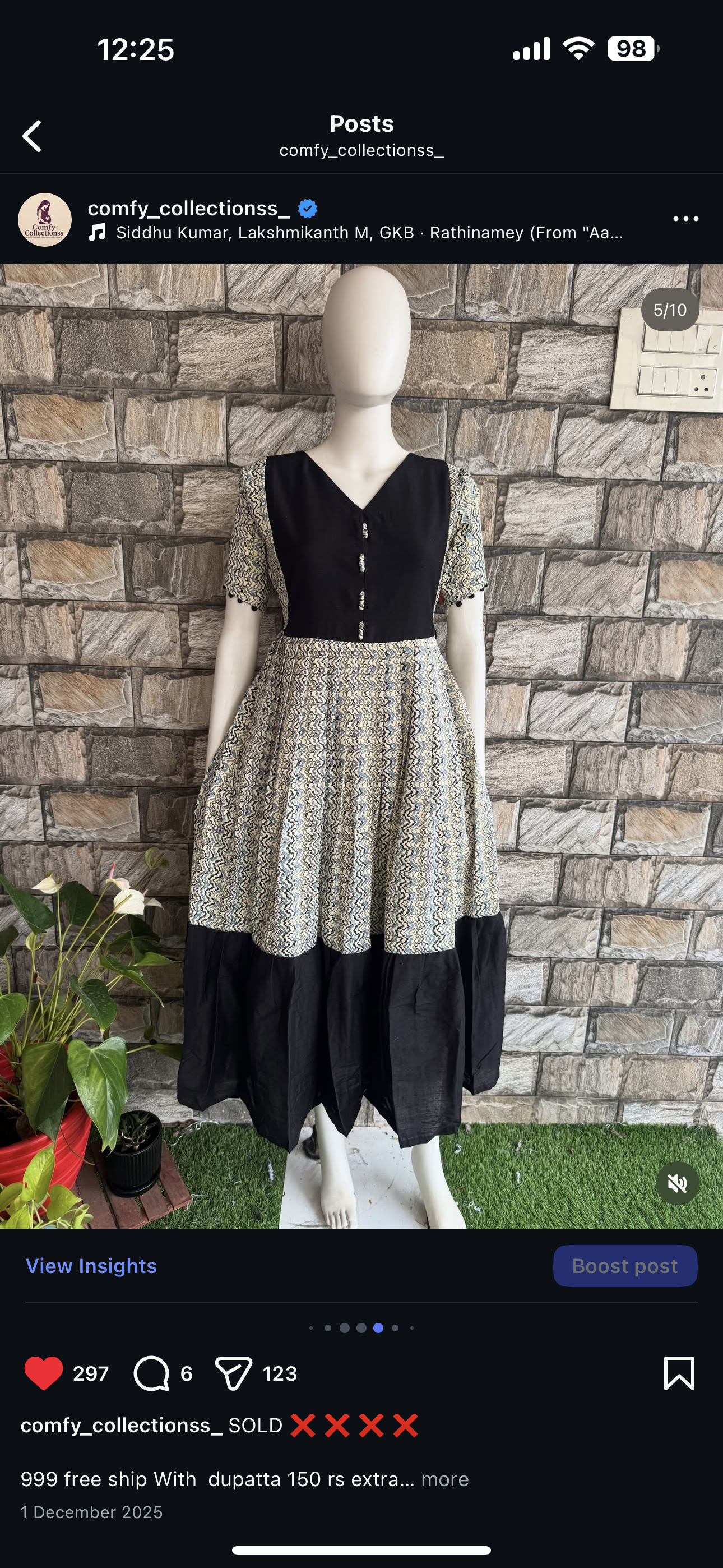 Black and white Mix match Maternity maxi