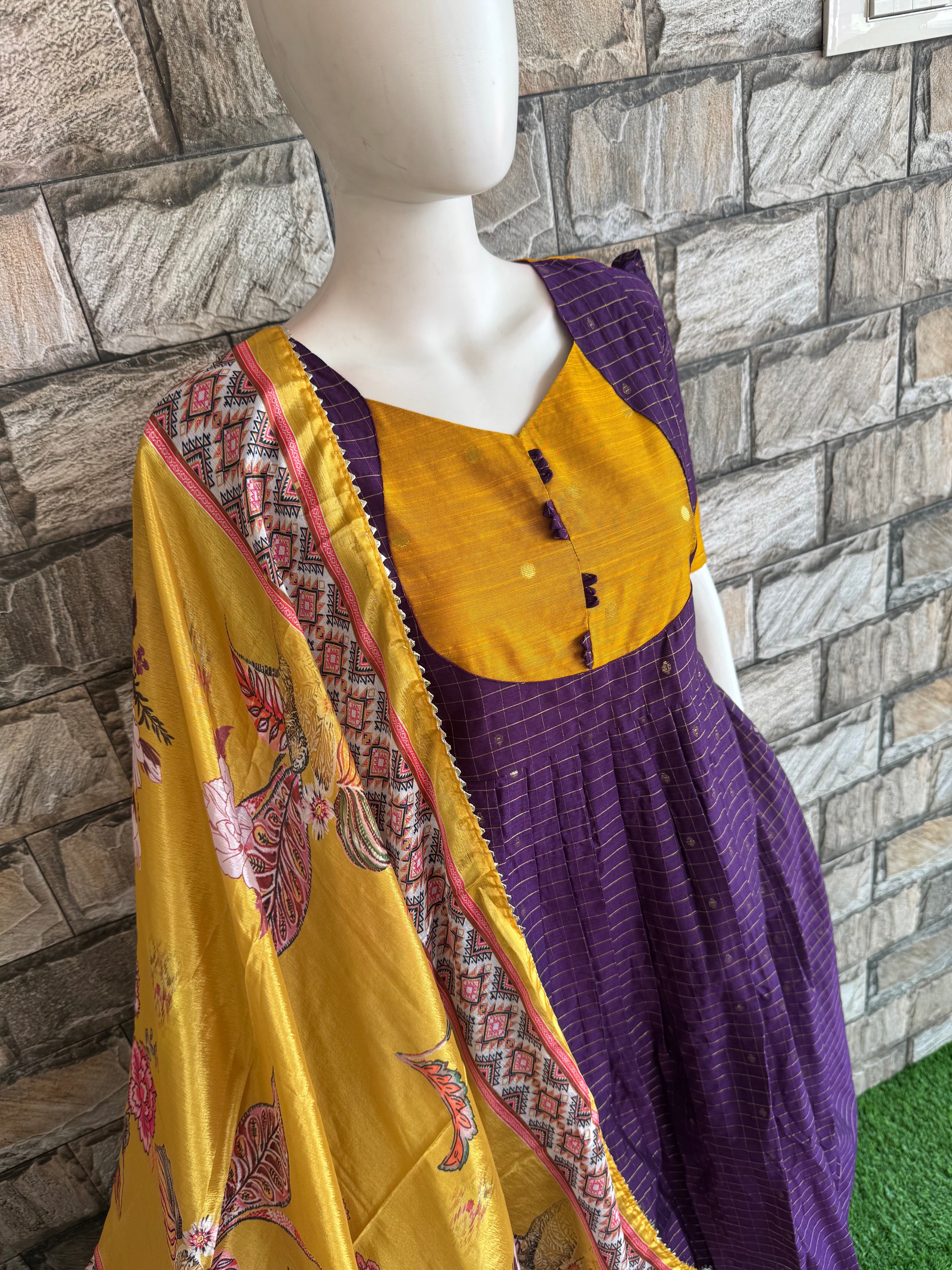 Chinnon Dupatta Yellow