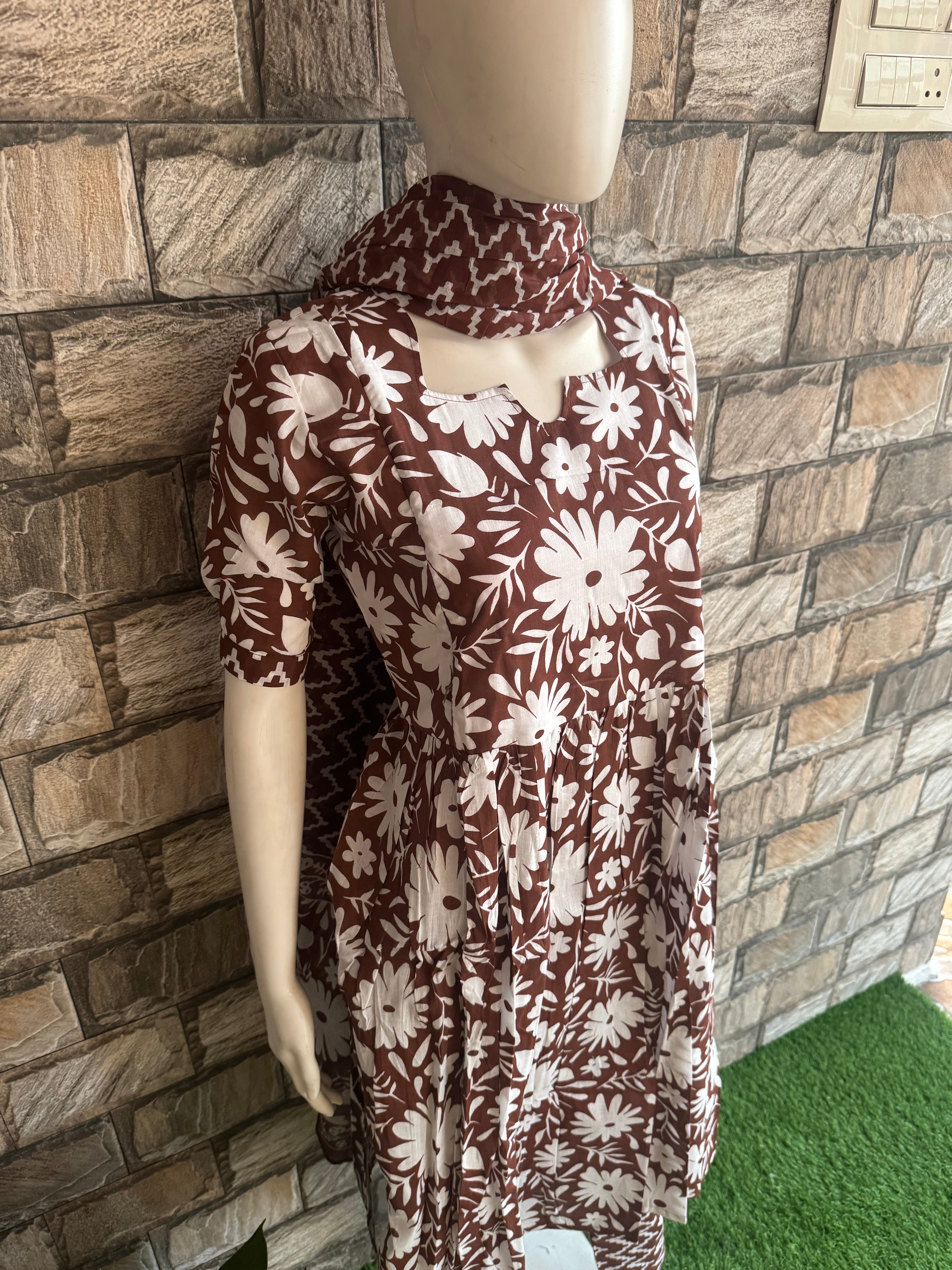 Coffee Brown 3 piece Feeding set