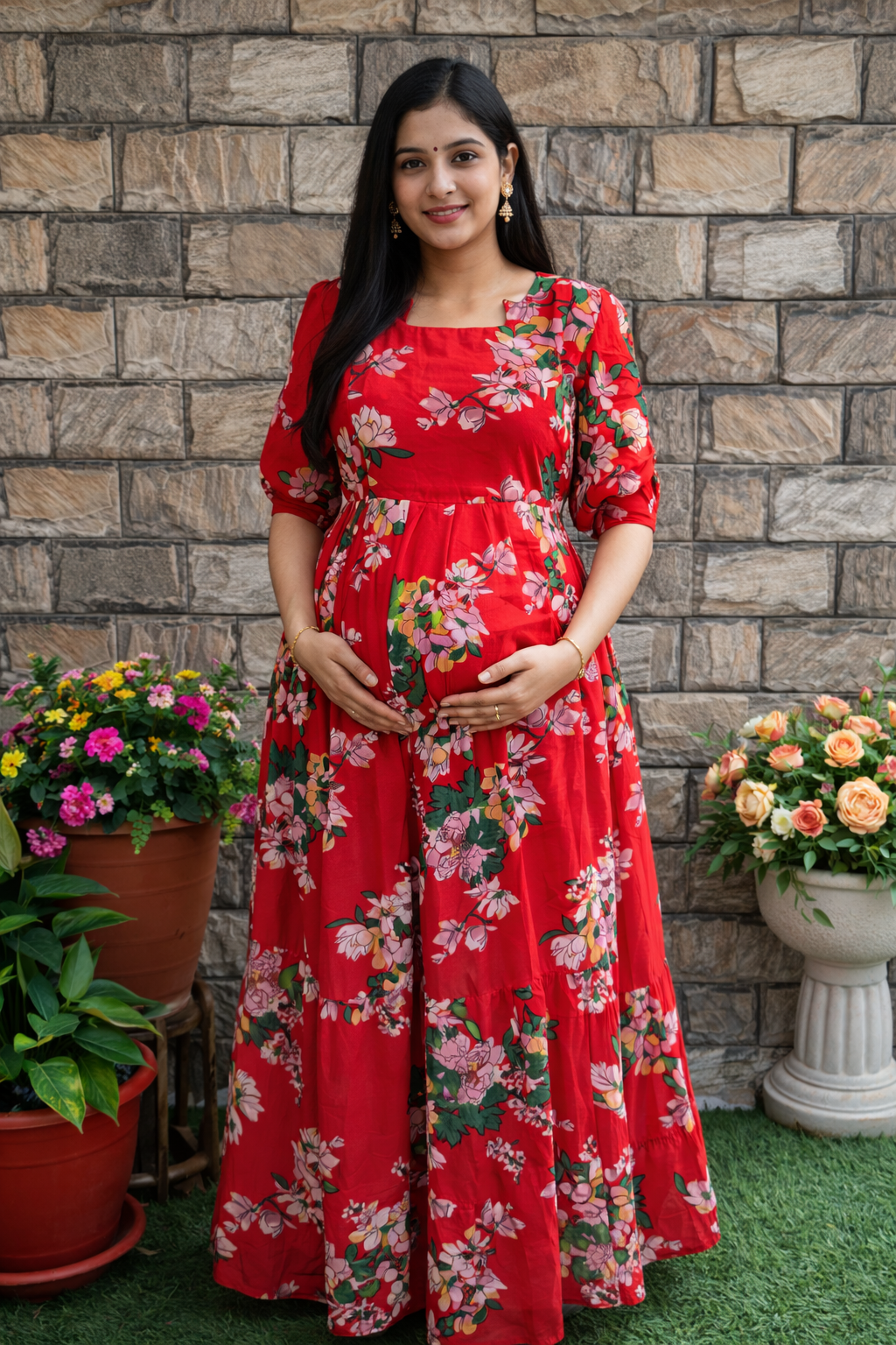 Daily Georgette Maternity Maxi