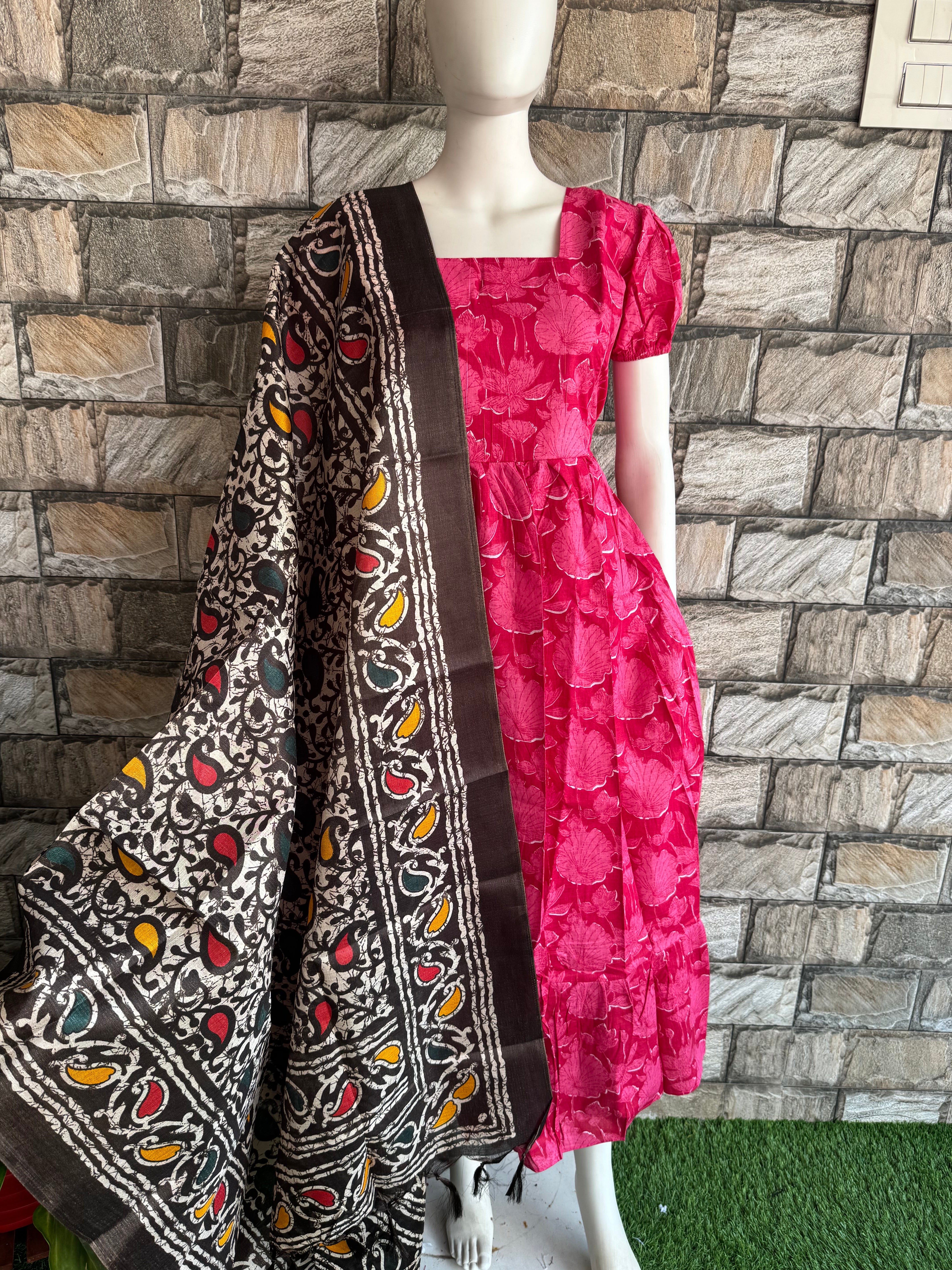 Black khadhi Dupatta