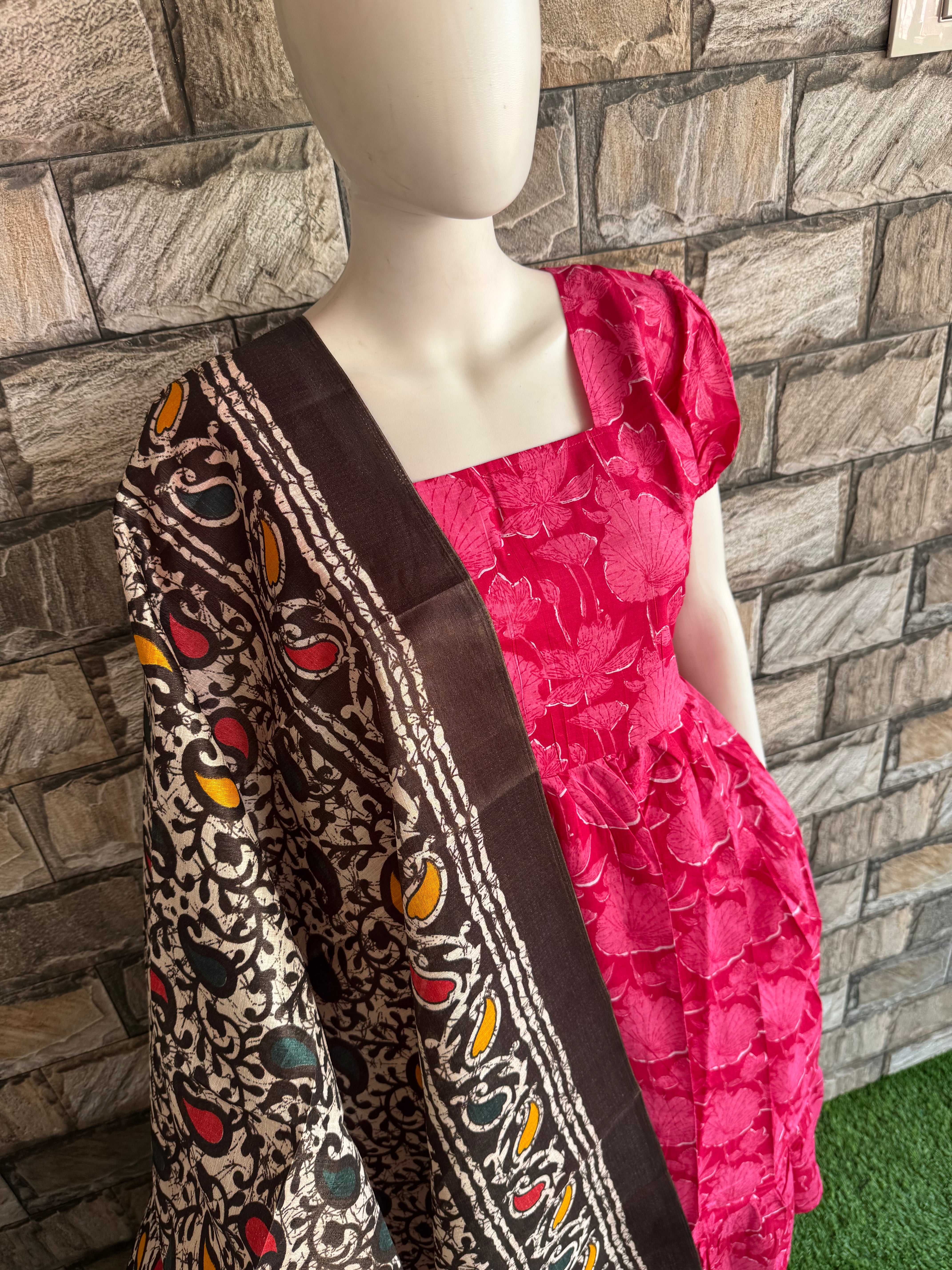 Black khadhi Dupatta