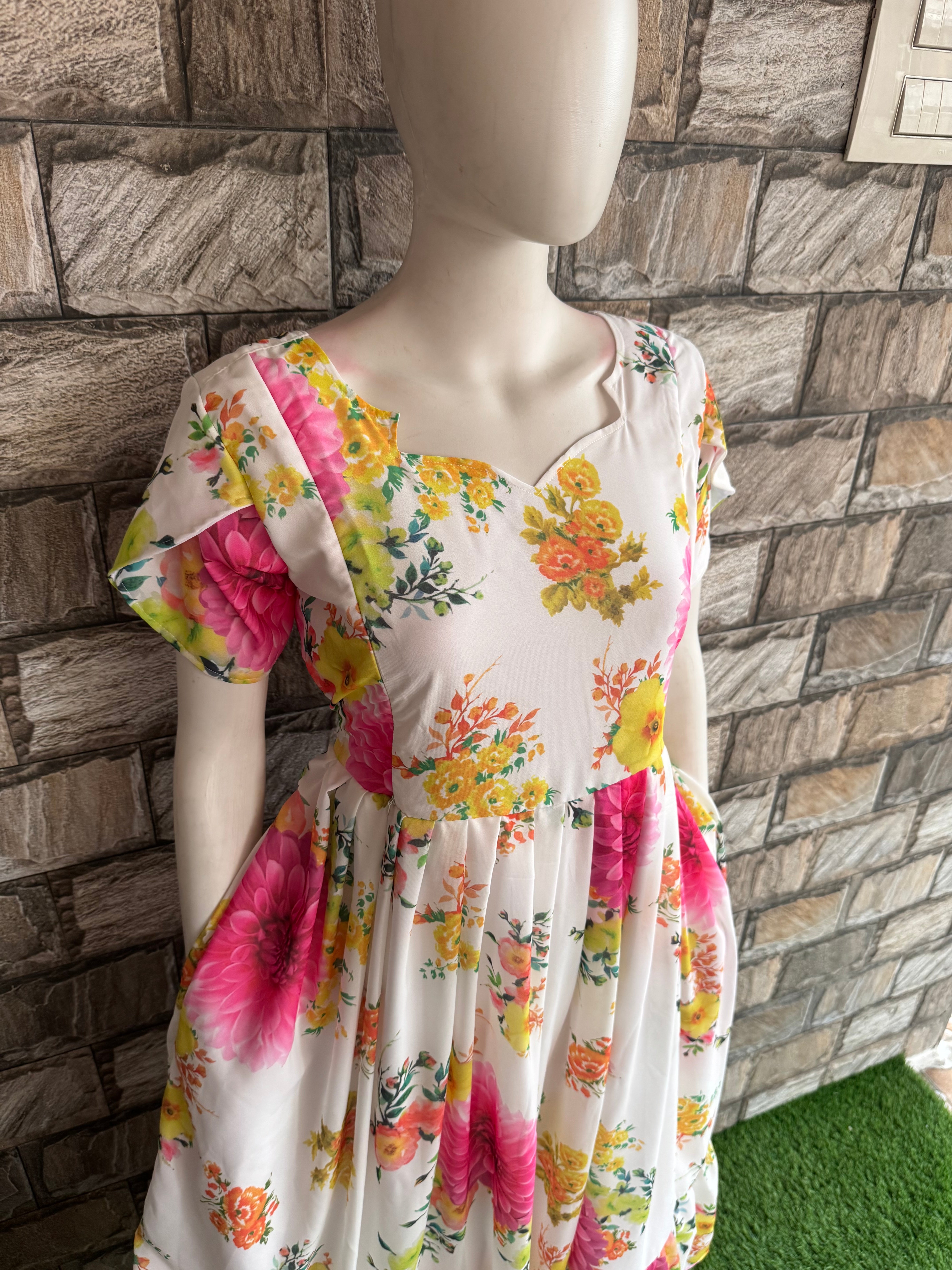 Flora Maternity maxi