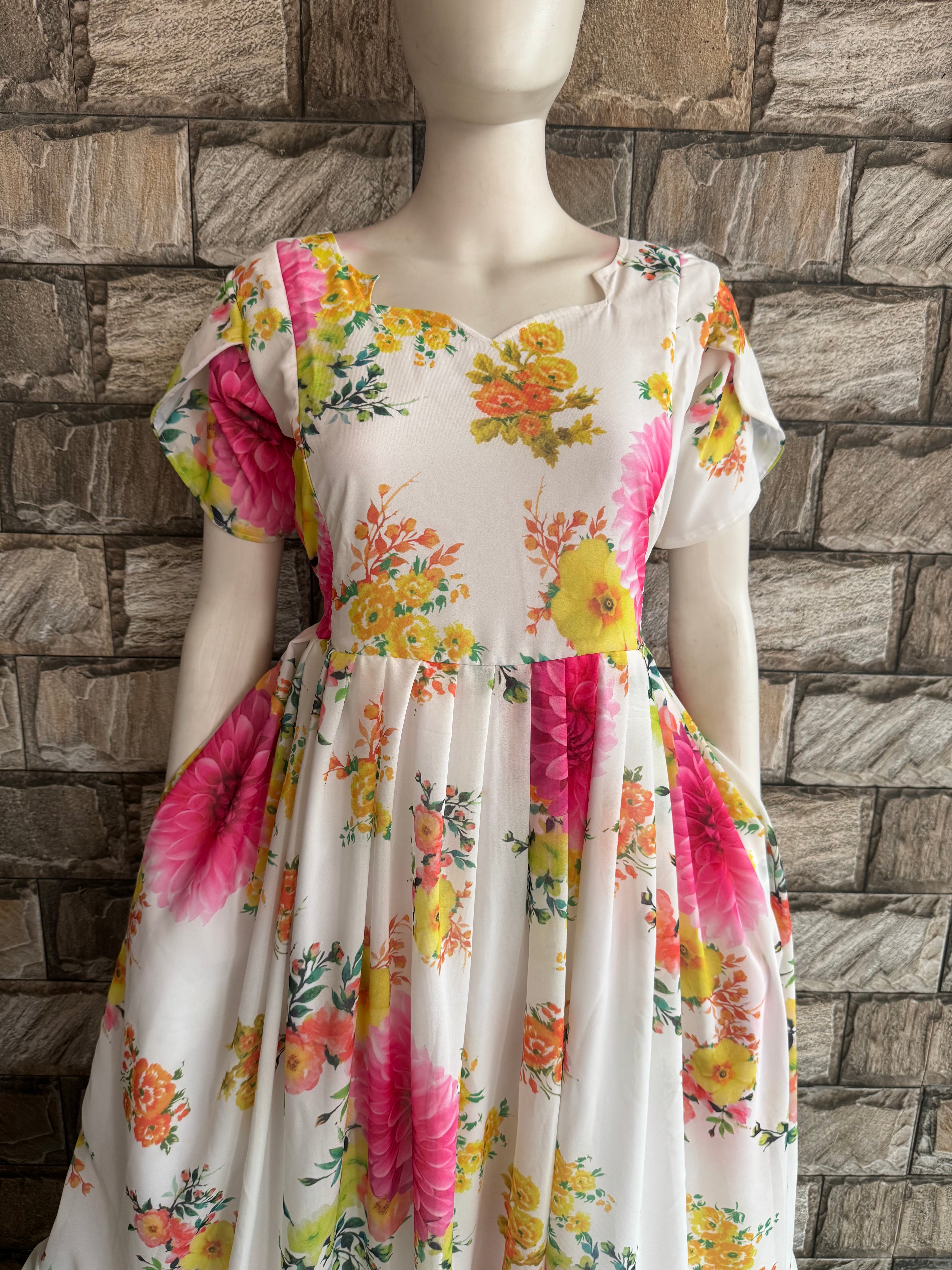 Flora Maternity maxi