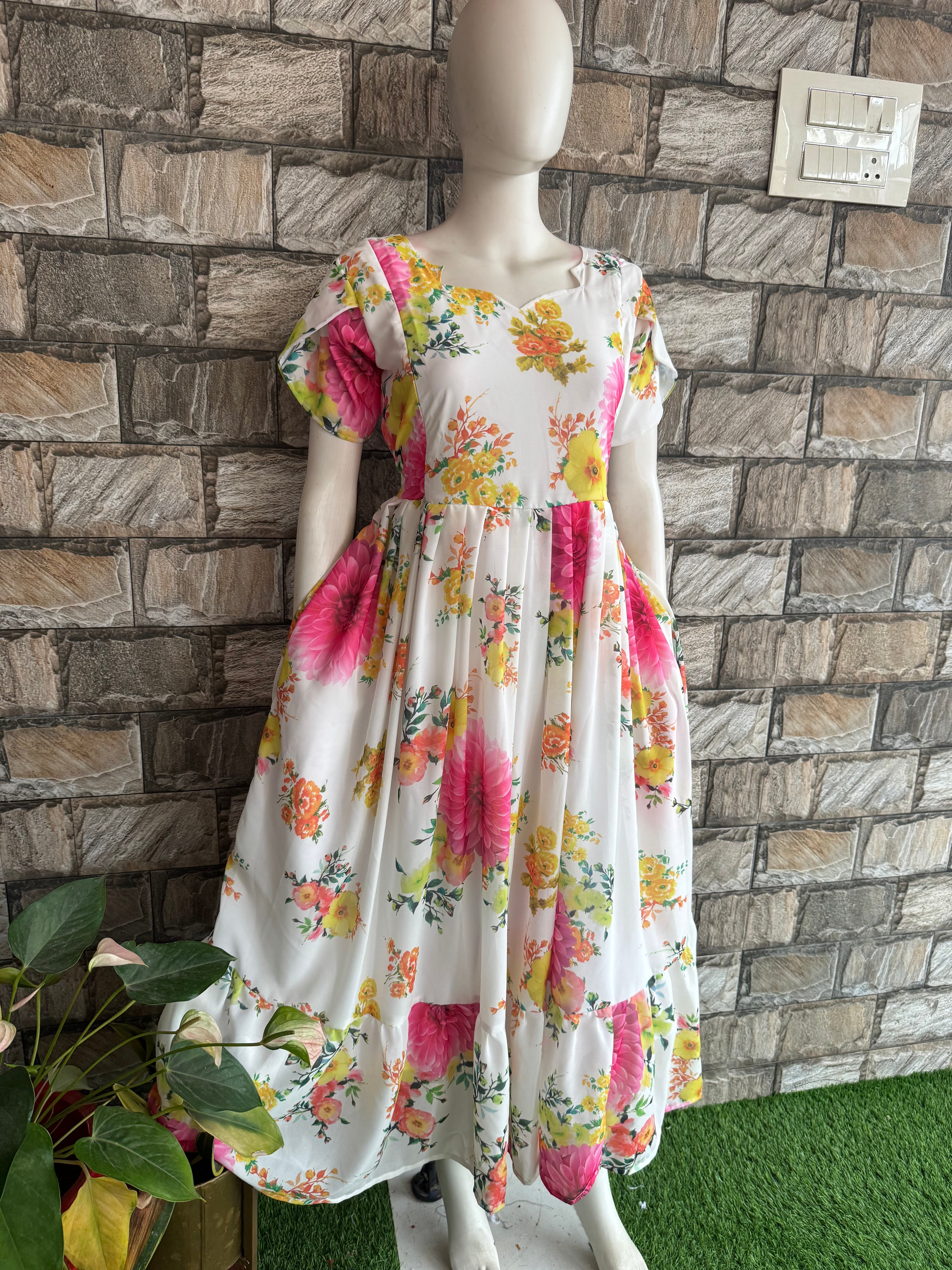 Flora Maternity maxi