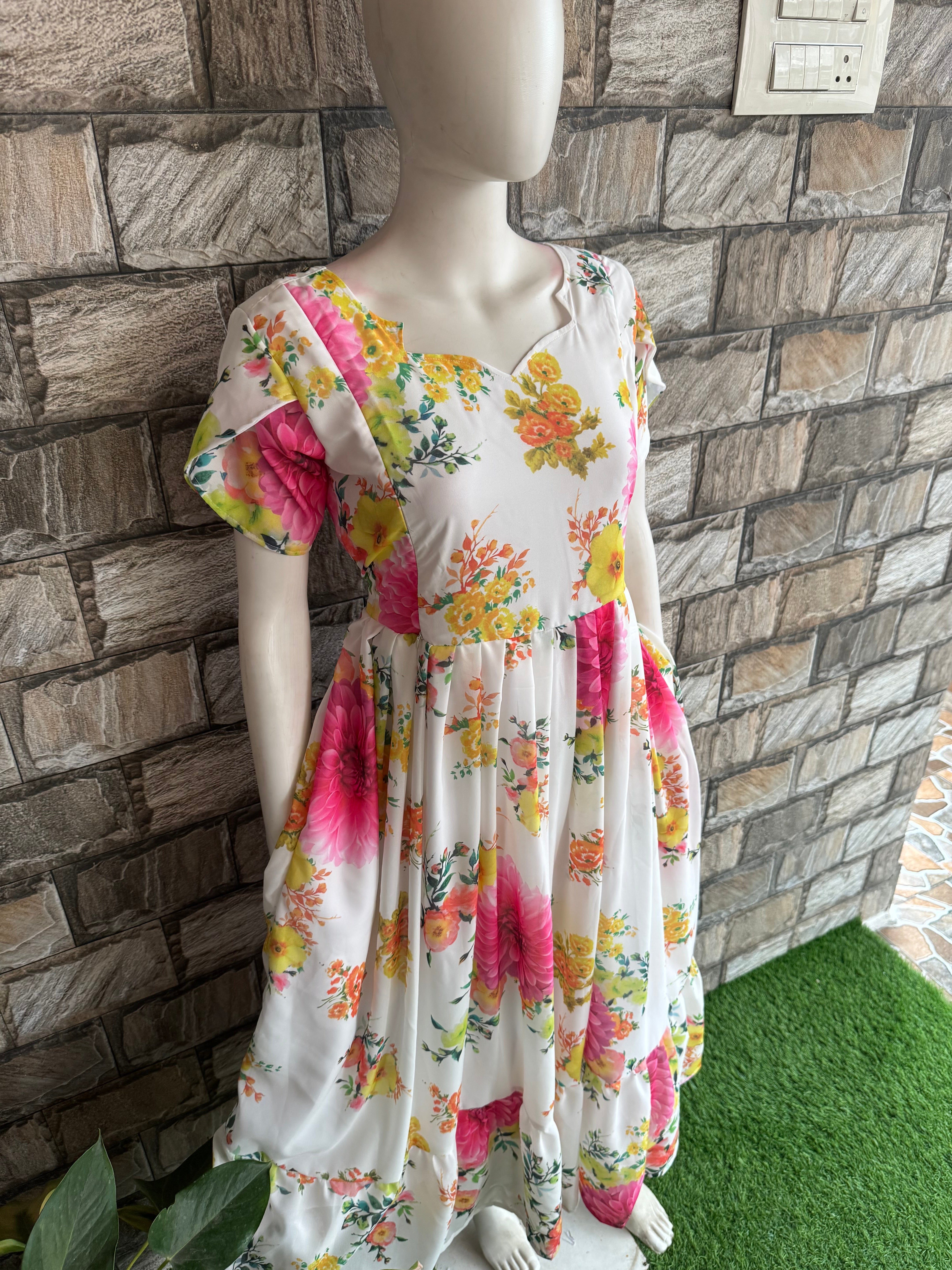 Flora Maternity maxi