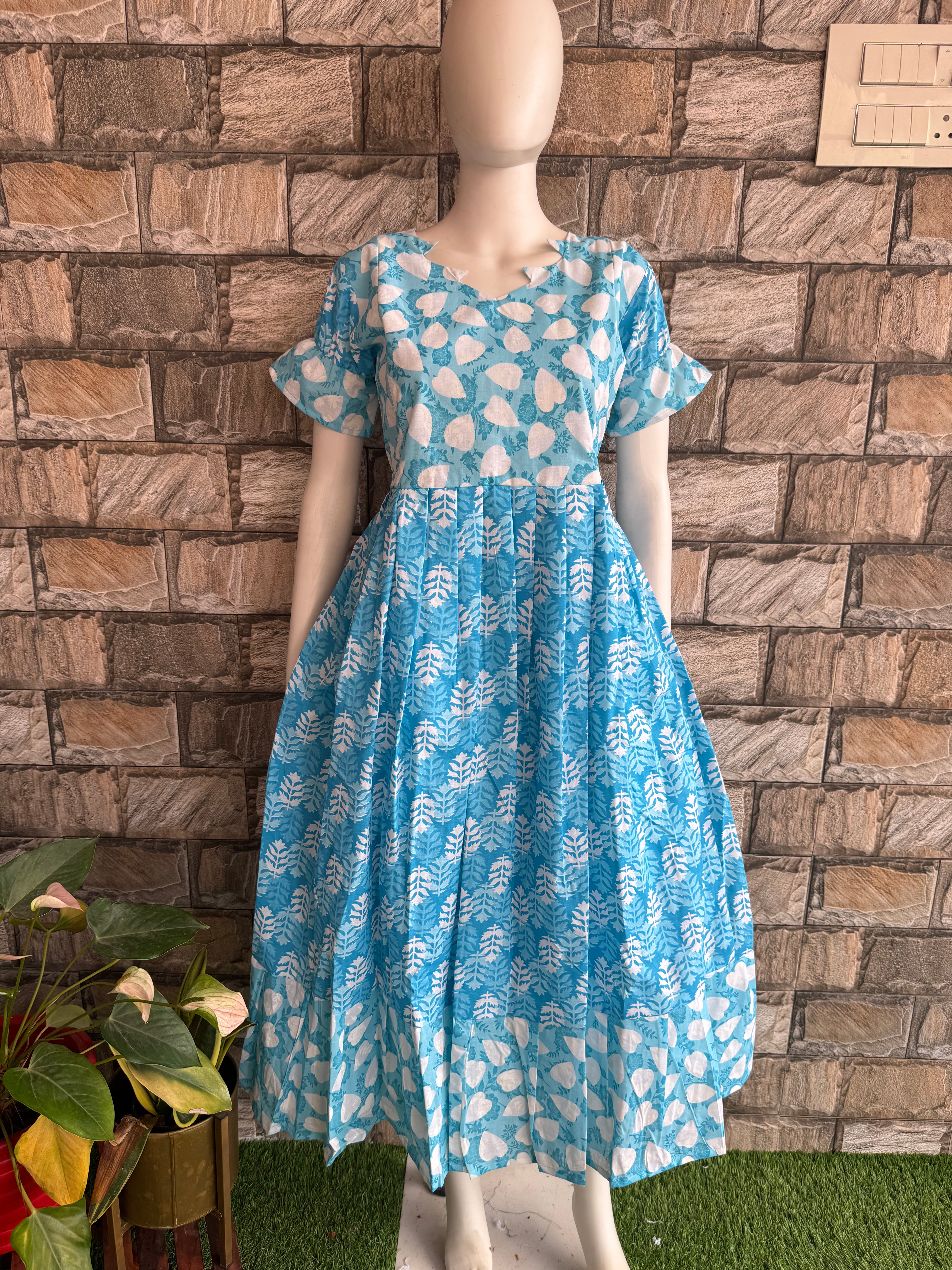 Blue Heart Maternity Maxi