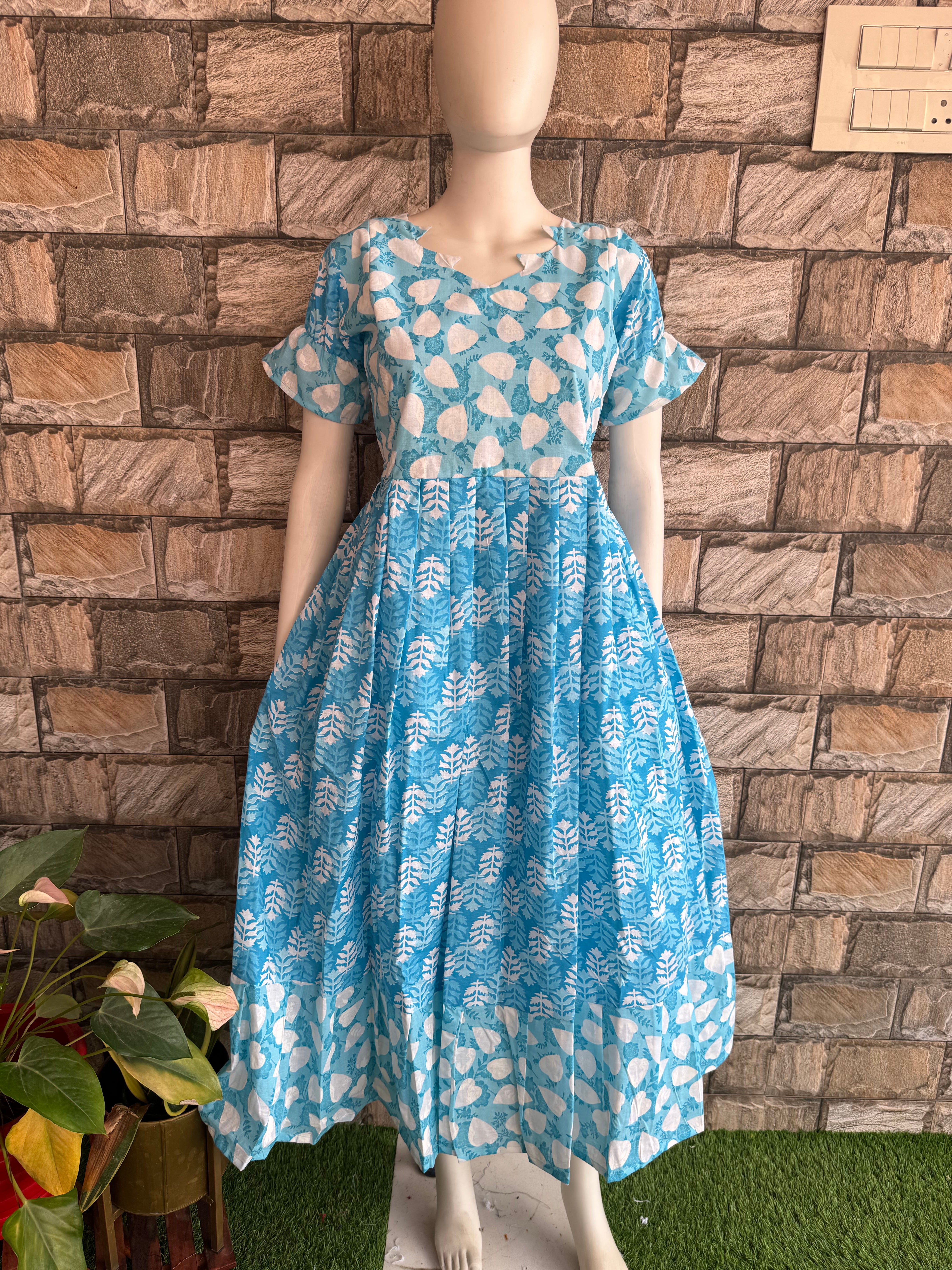 Blue Heart Maternity Maxi