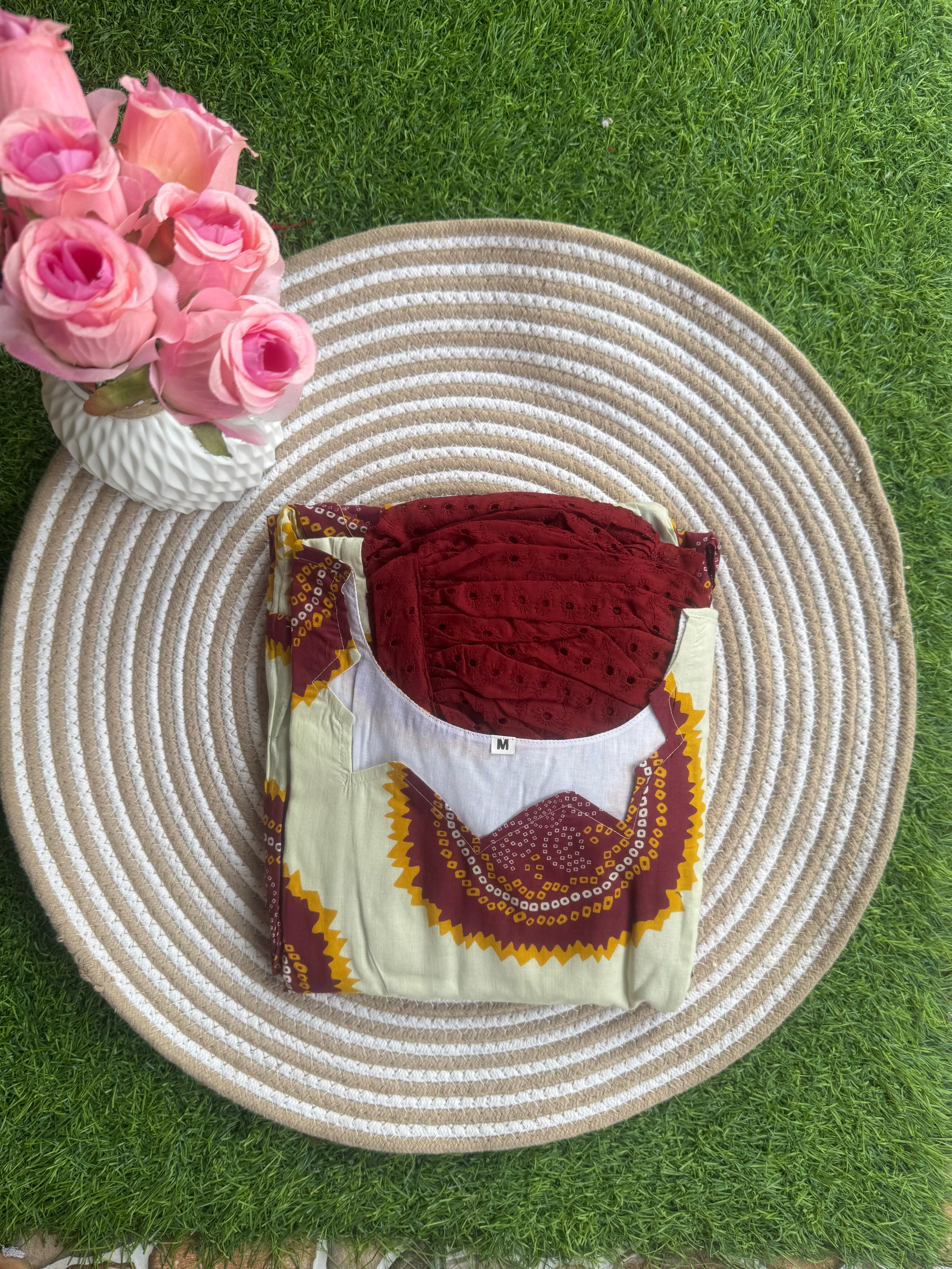 Bhandhini design Maternity maxi