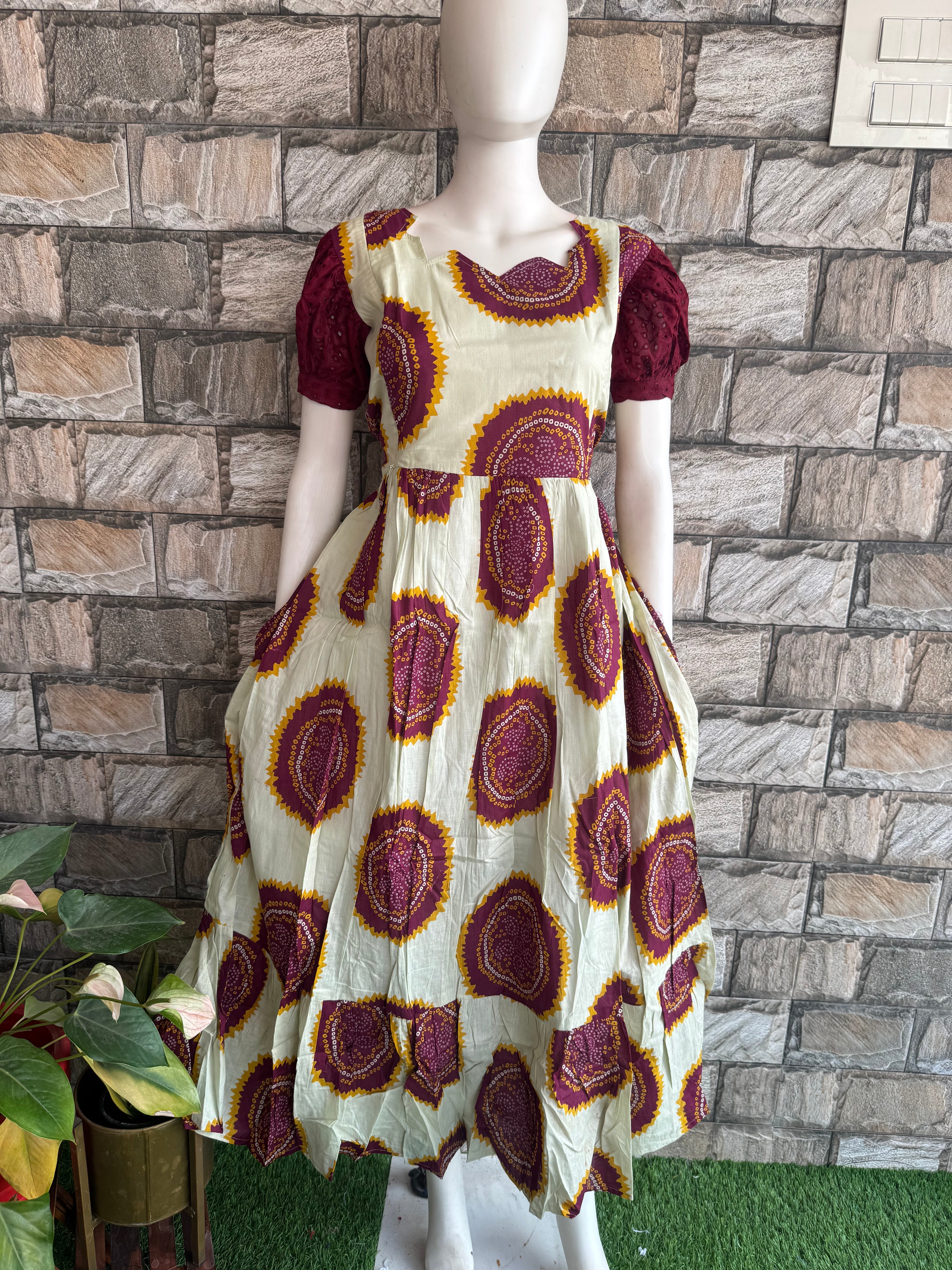 Bhandhini design Maternity maxi