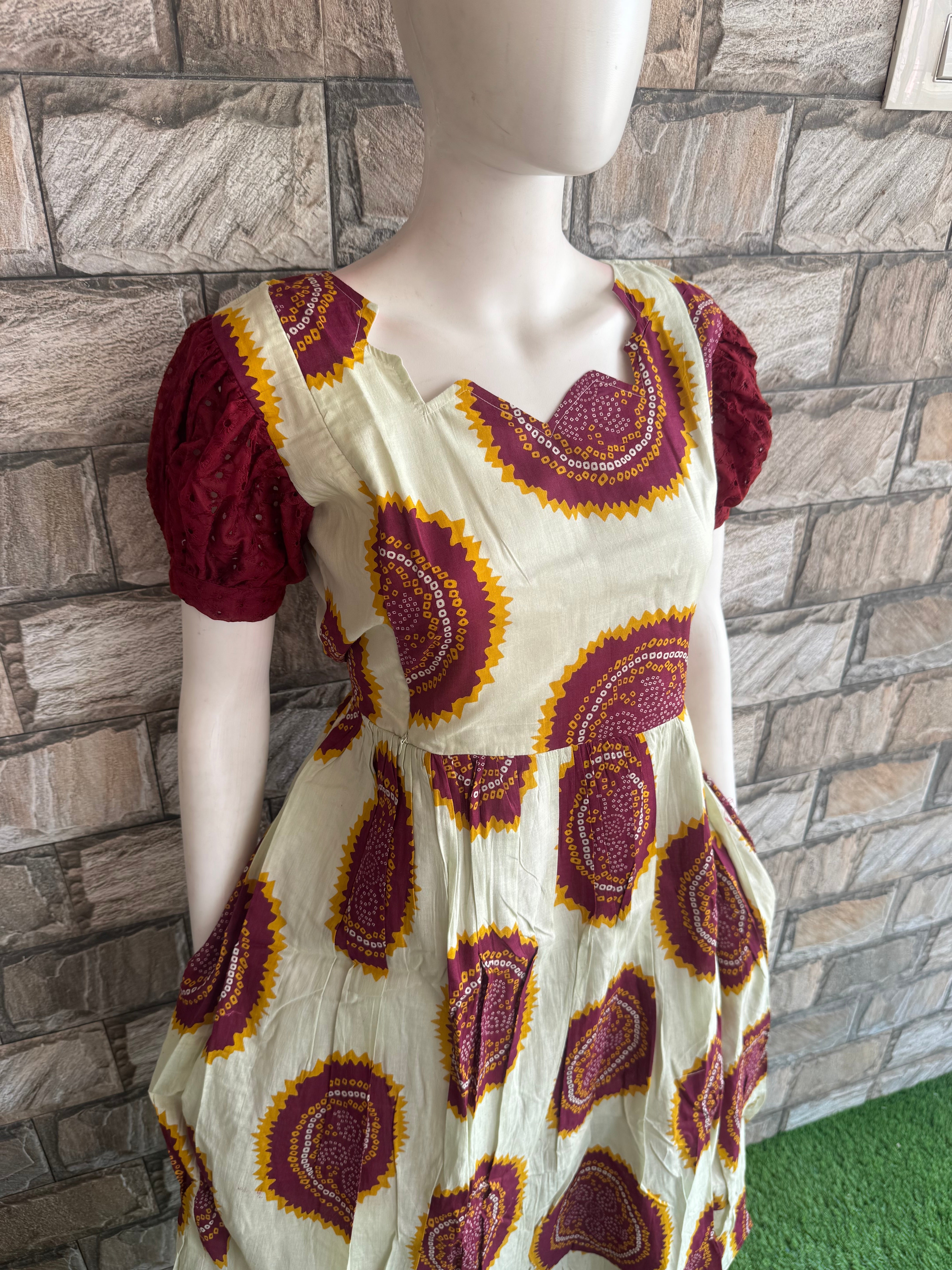 Bhandhini design Maternity maxi