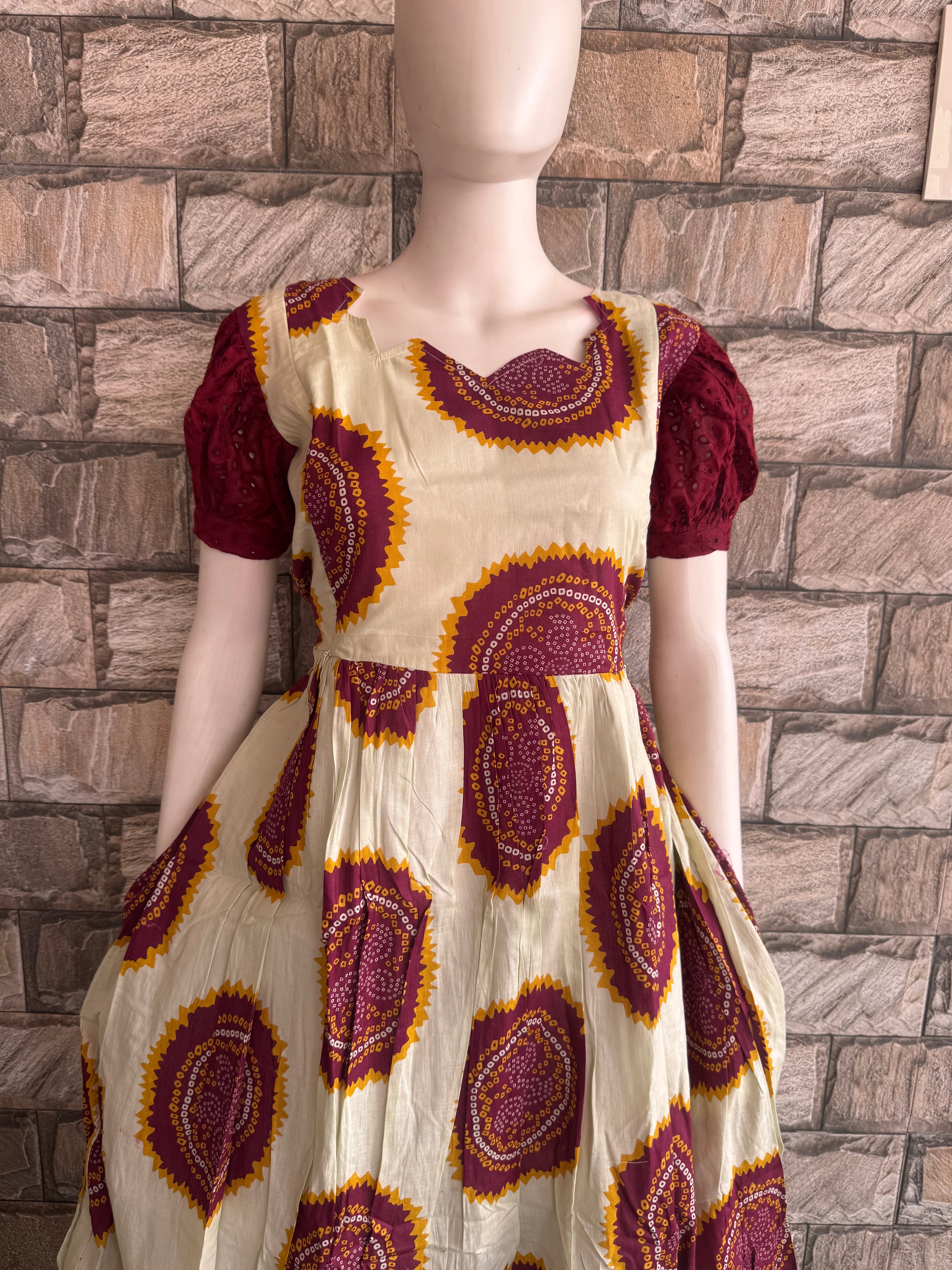 Bhandhini design Maternity maxi