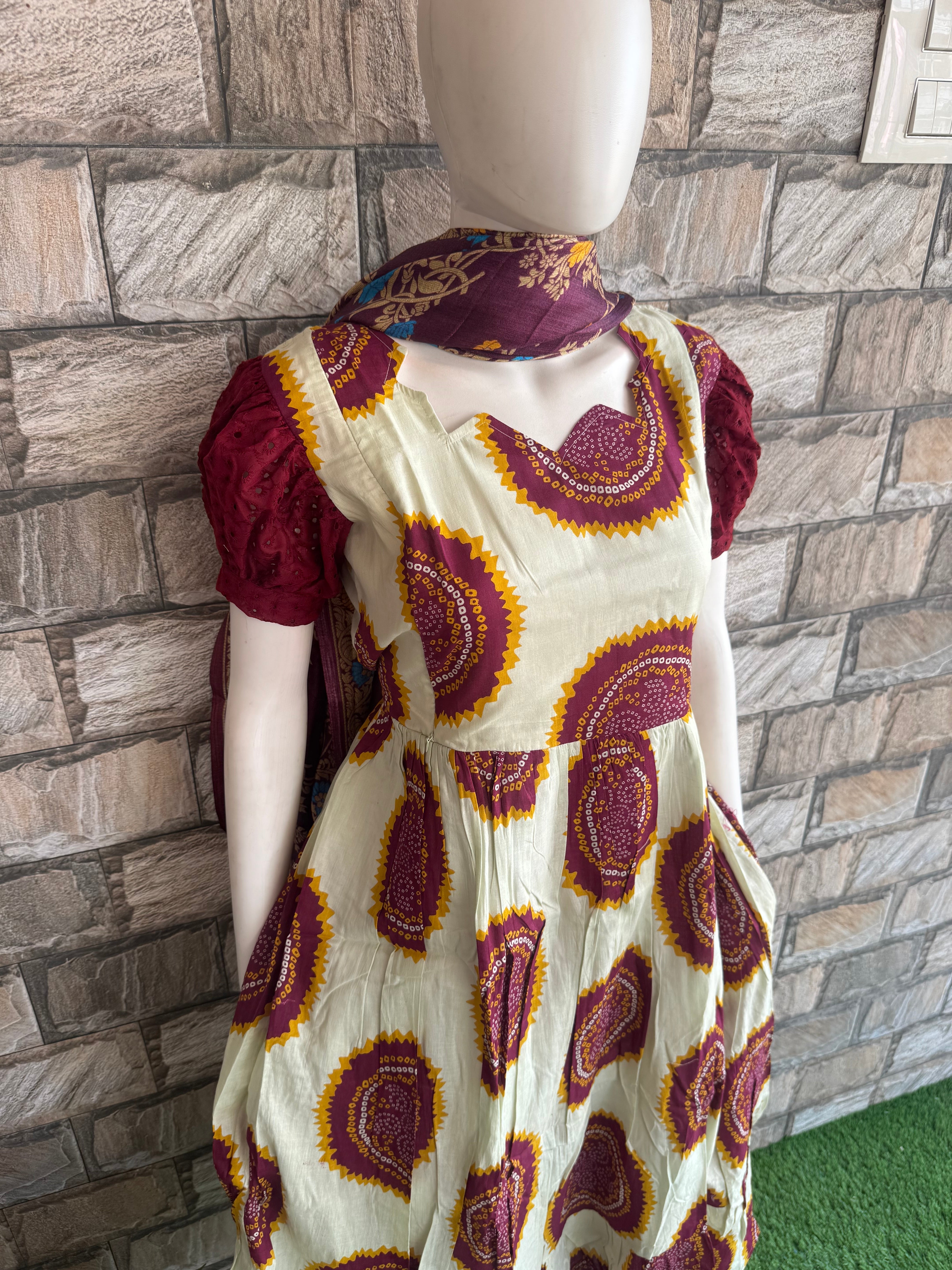 Bhandhini design Maternity maxi