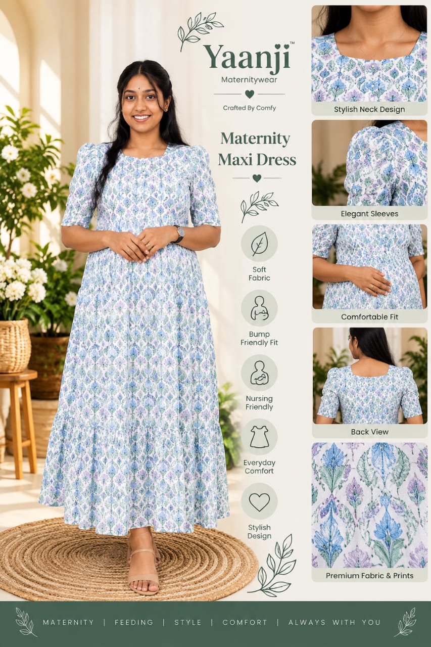 Summer Special Hacoba Maternity maxi Geometric
