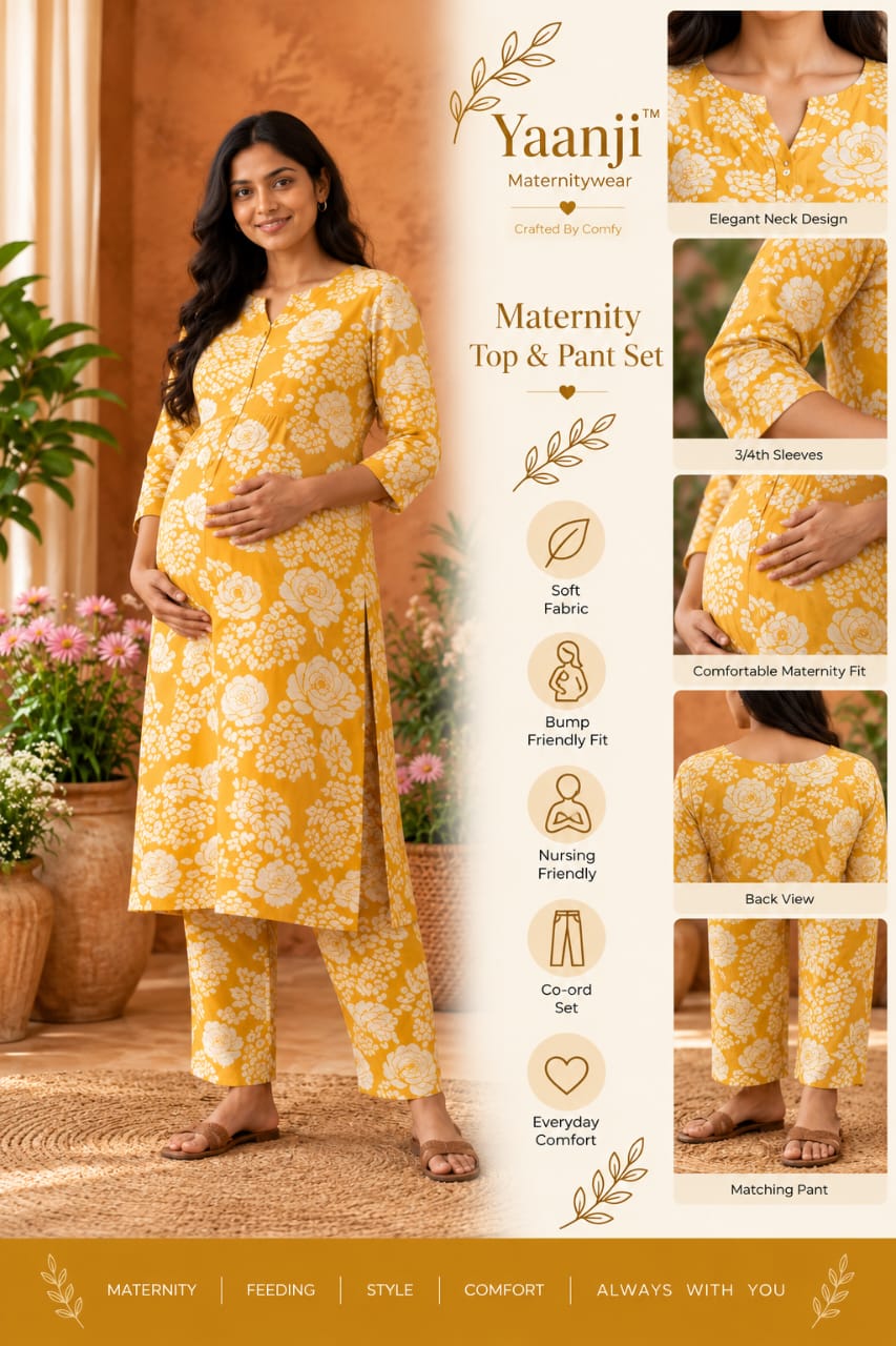 Lemon yellow co ord Set Top +Pant