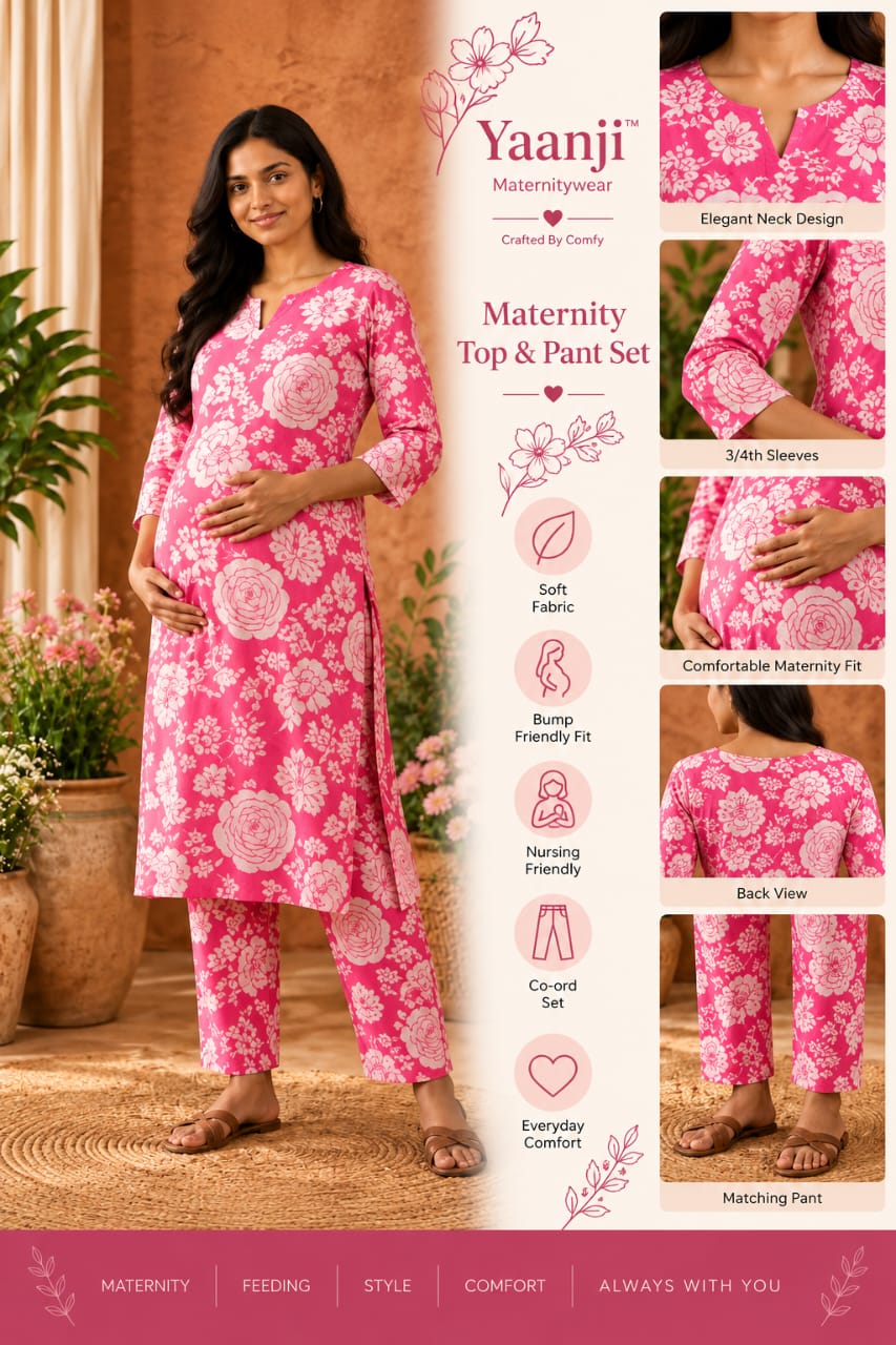 Candy Pink Co ord Set Top +Pant