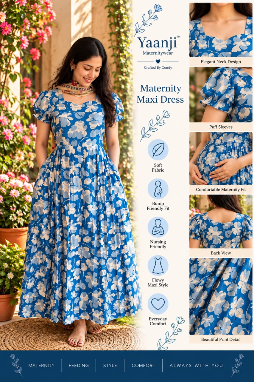 Budget Lanuch Soft Maternity maxi