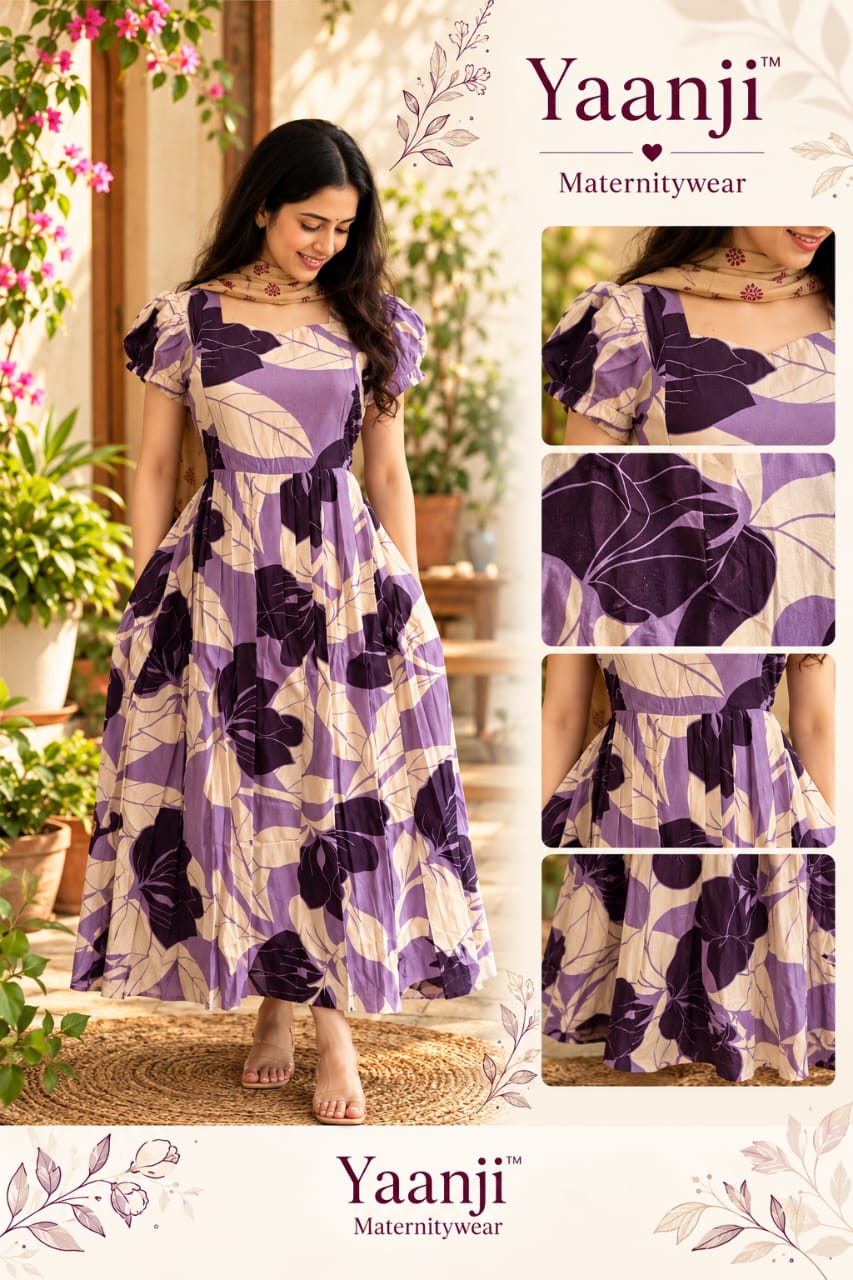 Budget Lanuch Soft Maternity maxi
