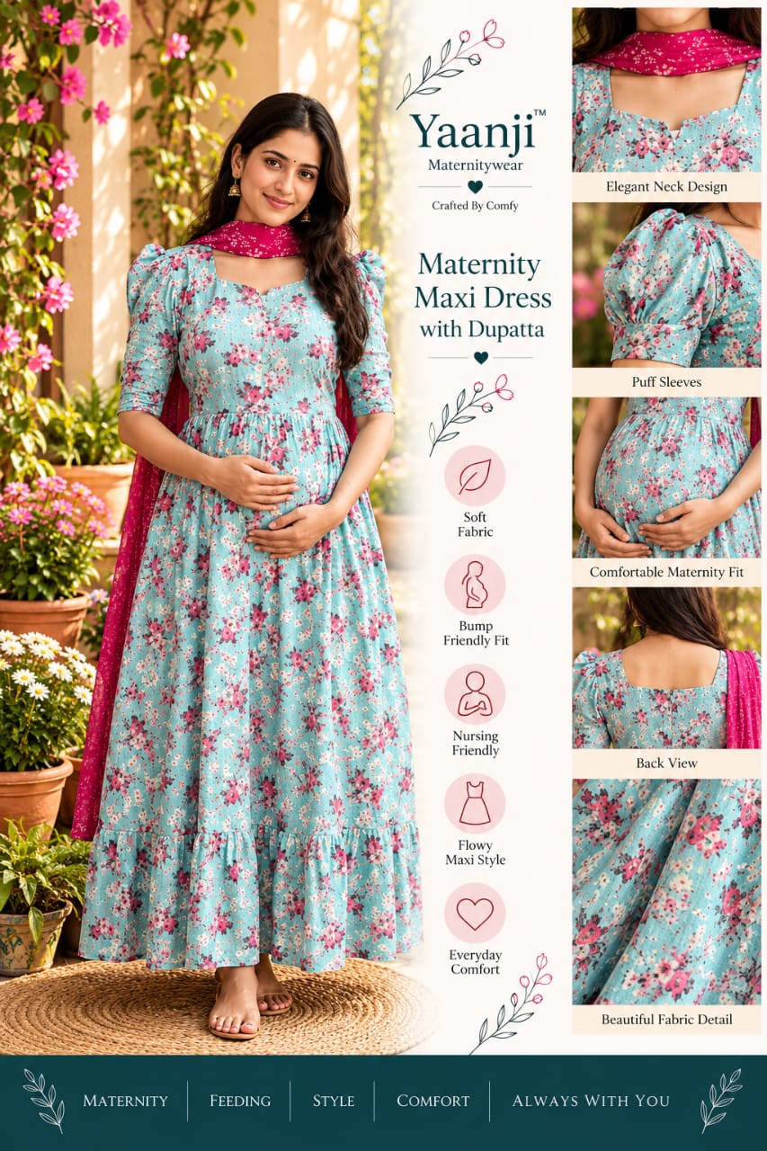Summer Special Hacoba Maternity maxi