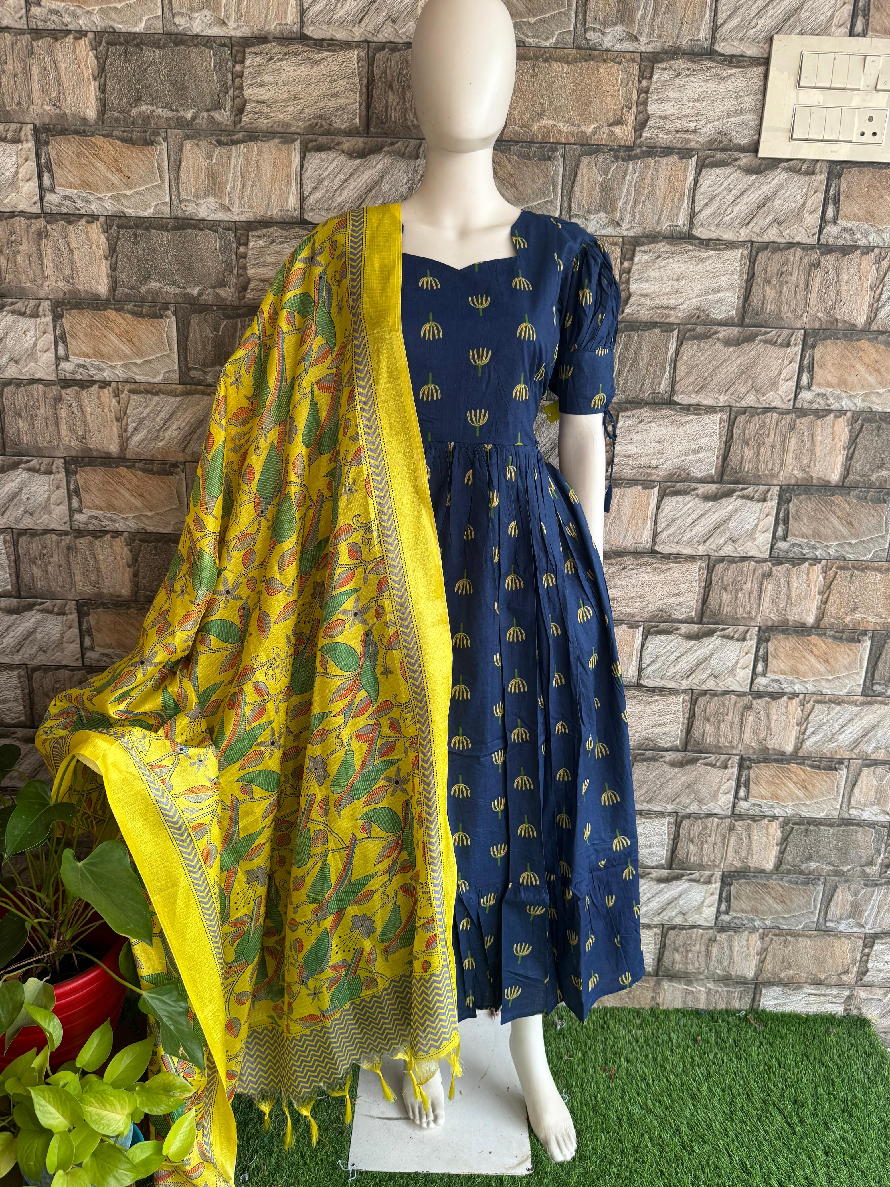 Yellow Dupatta CF133