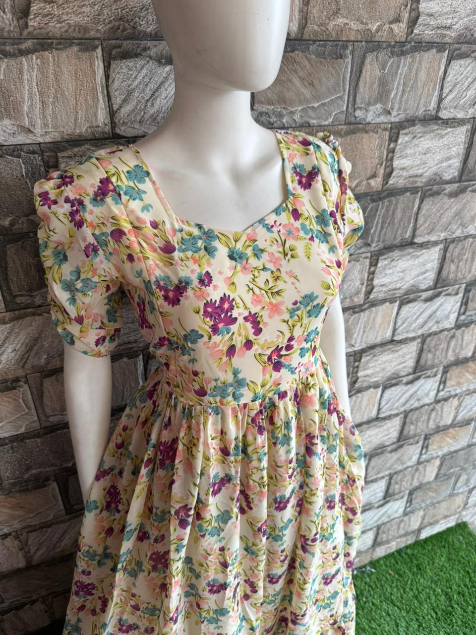 Sandal georgette maxi