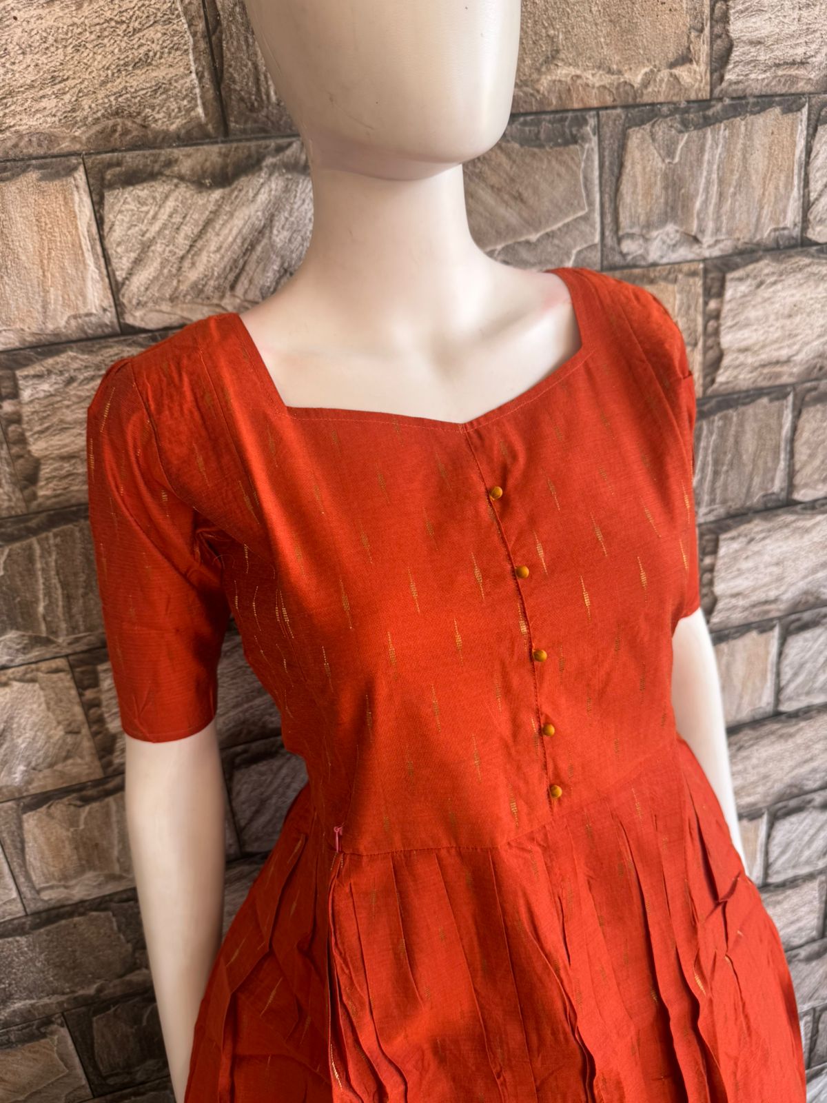 orange slup silk maxi