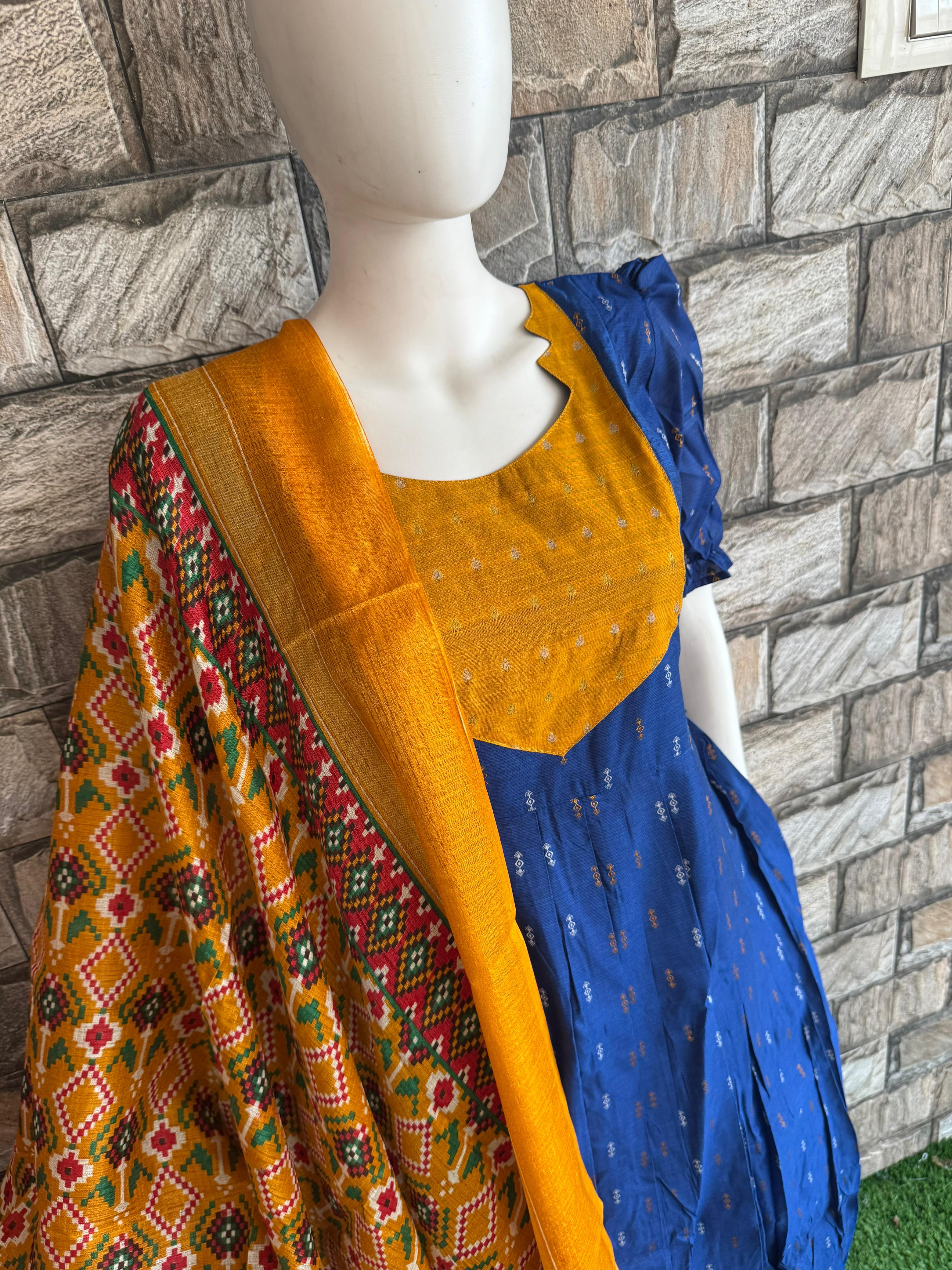 Mustard Yellow Dupatta CF131