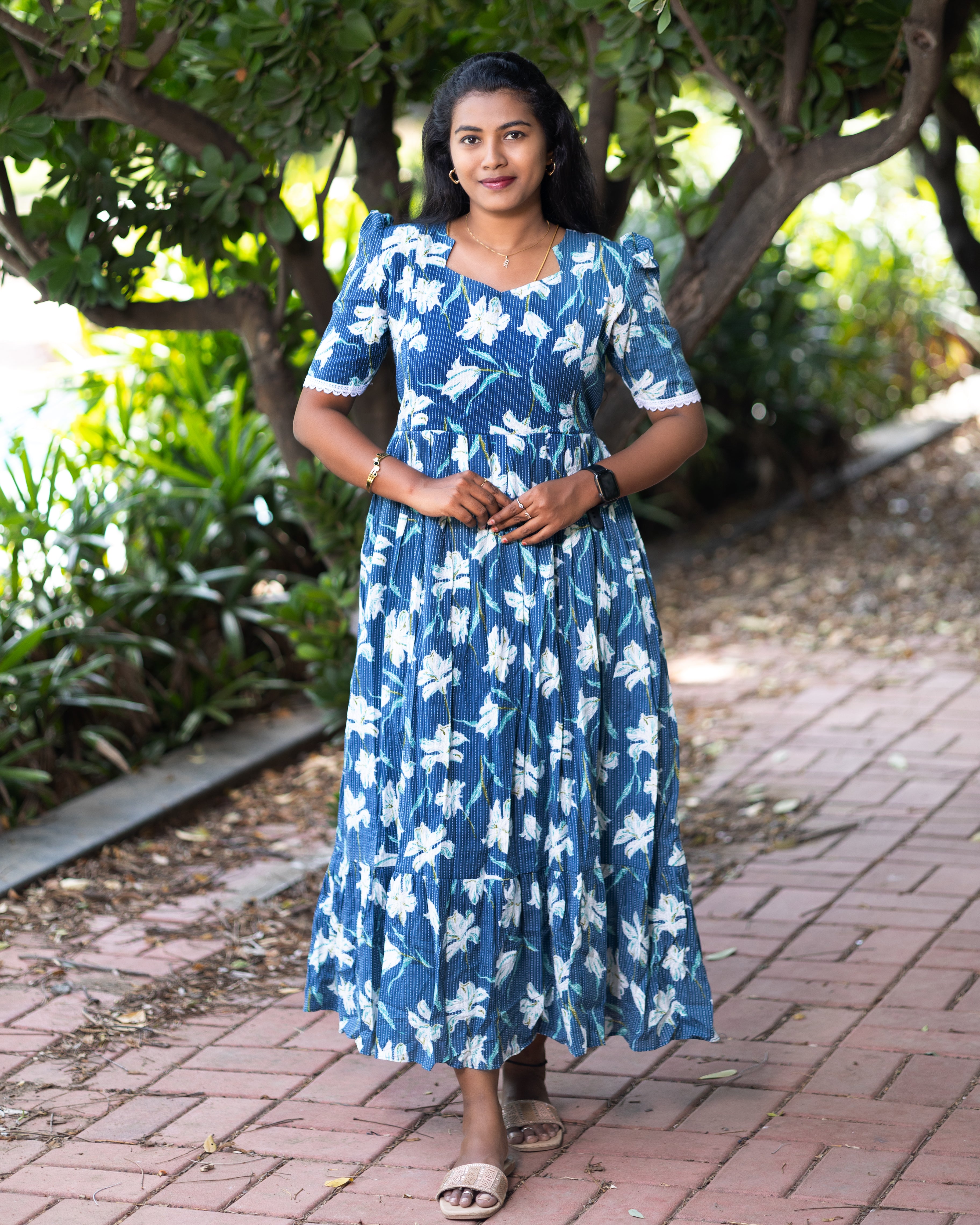 Perfect Mom to be Maxi Teal Floral