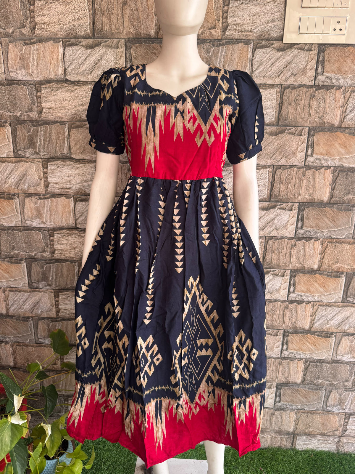 Premium soft  rayon Maternity maxi Budget launch Daman (navy blue )