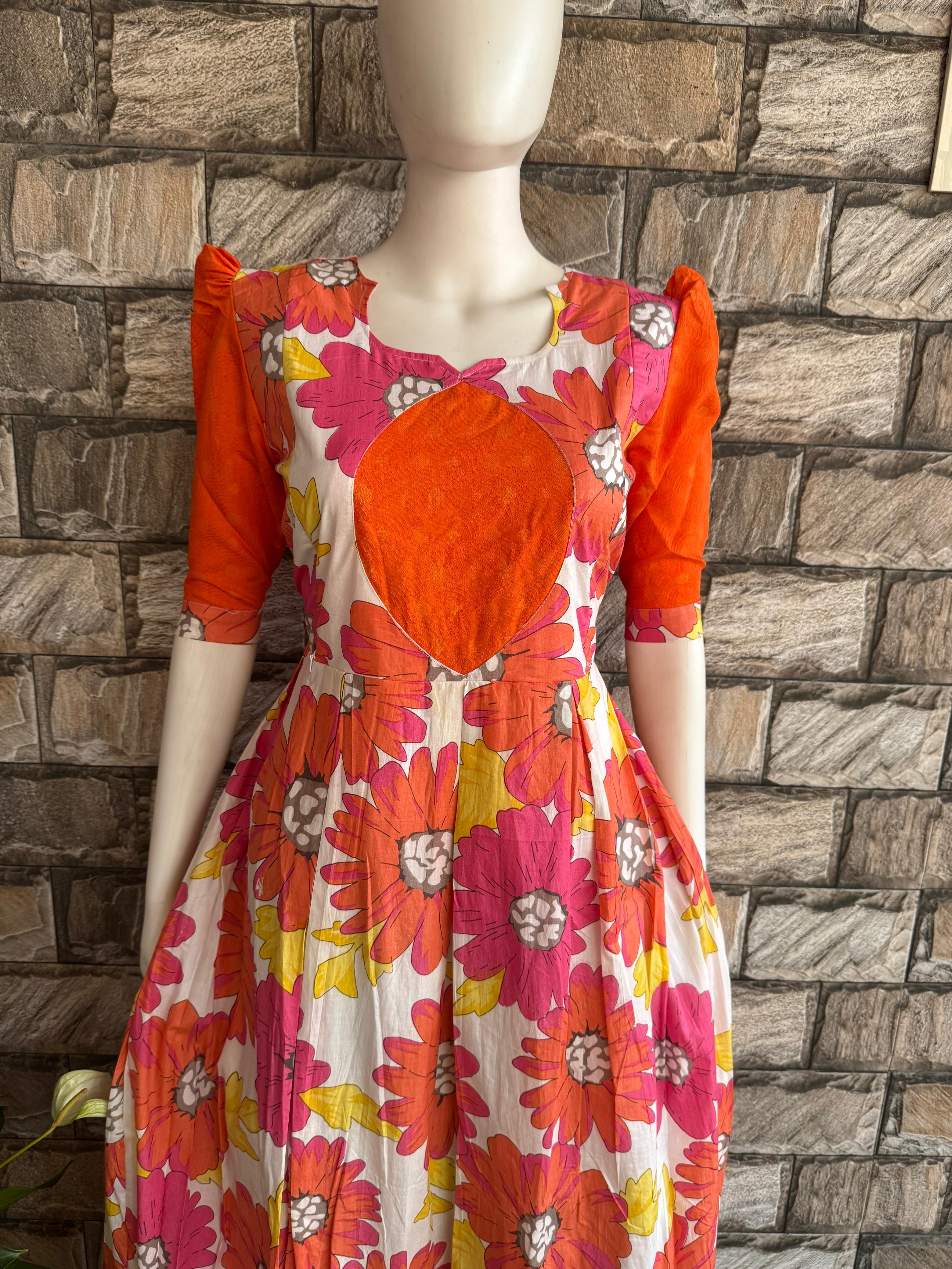 Floral Mul cotton maxi CF127