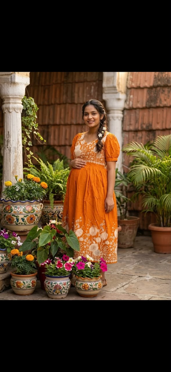 Premium soft  rayon Maternity maxi Budget launch Daman