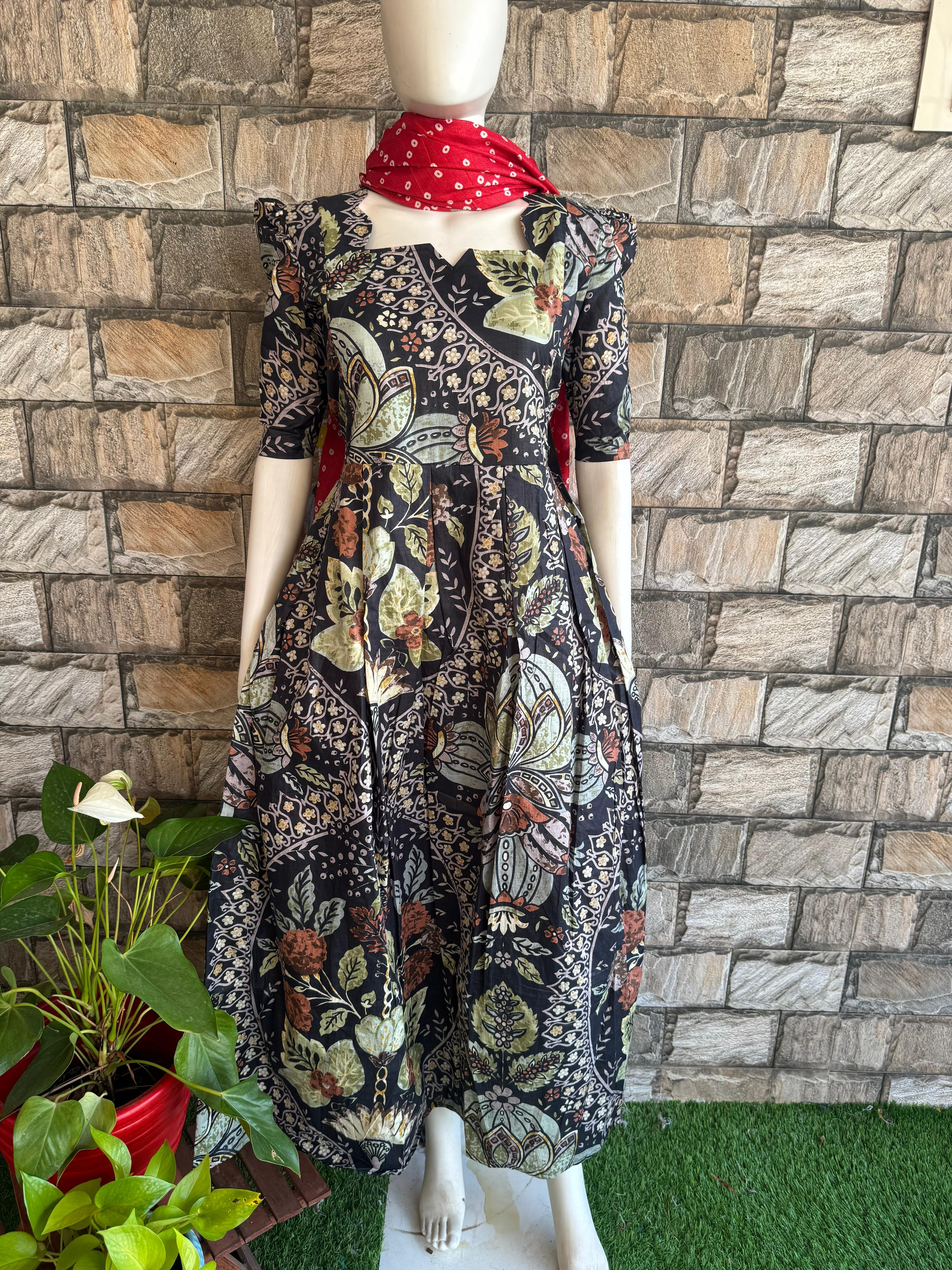 Grayish Black mul cotton CF109