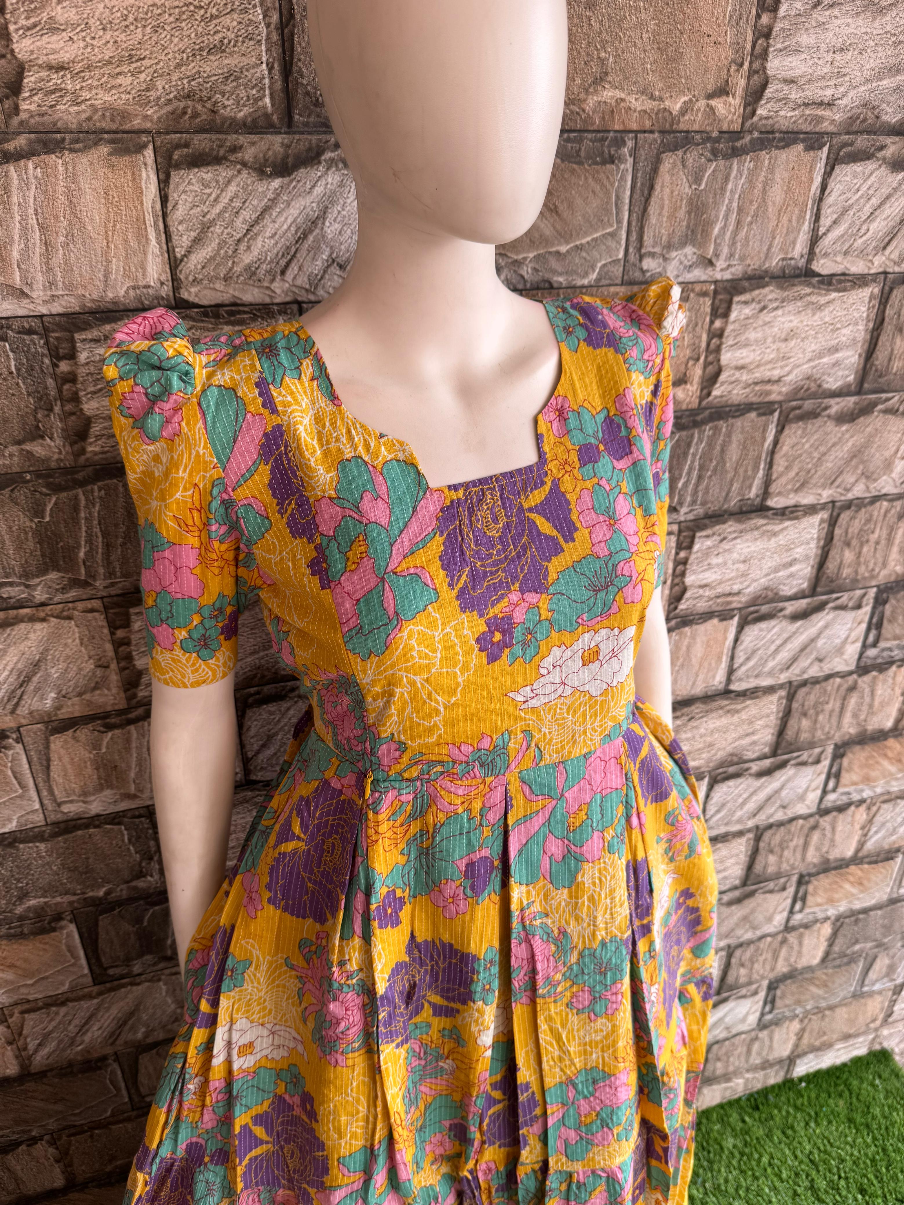 Yellow hibiscus kanta maxi  CF121