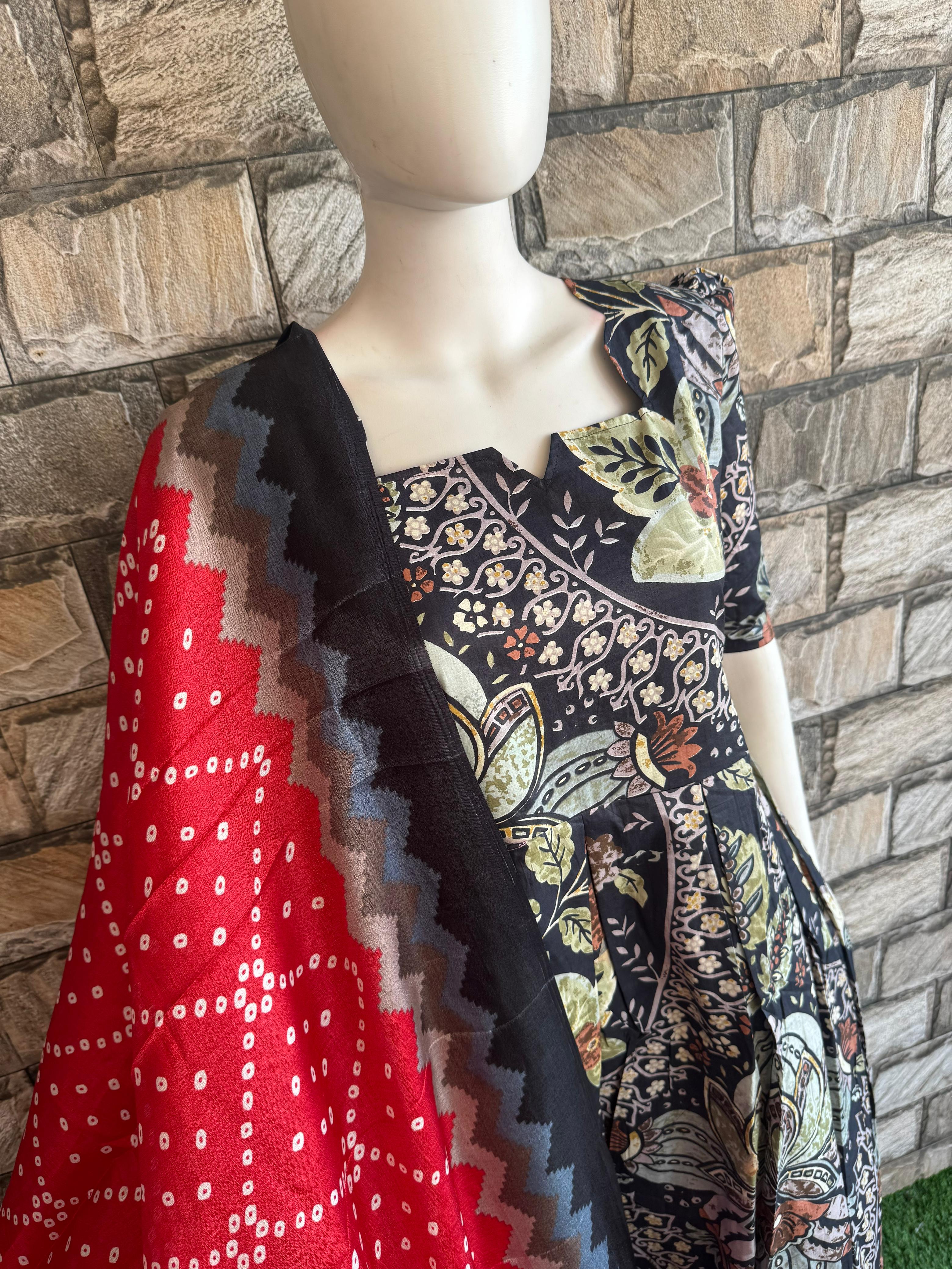 Grayish Black mul cotton CF109