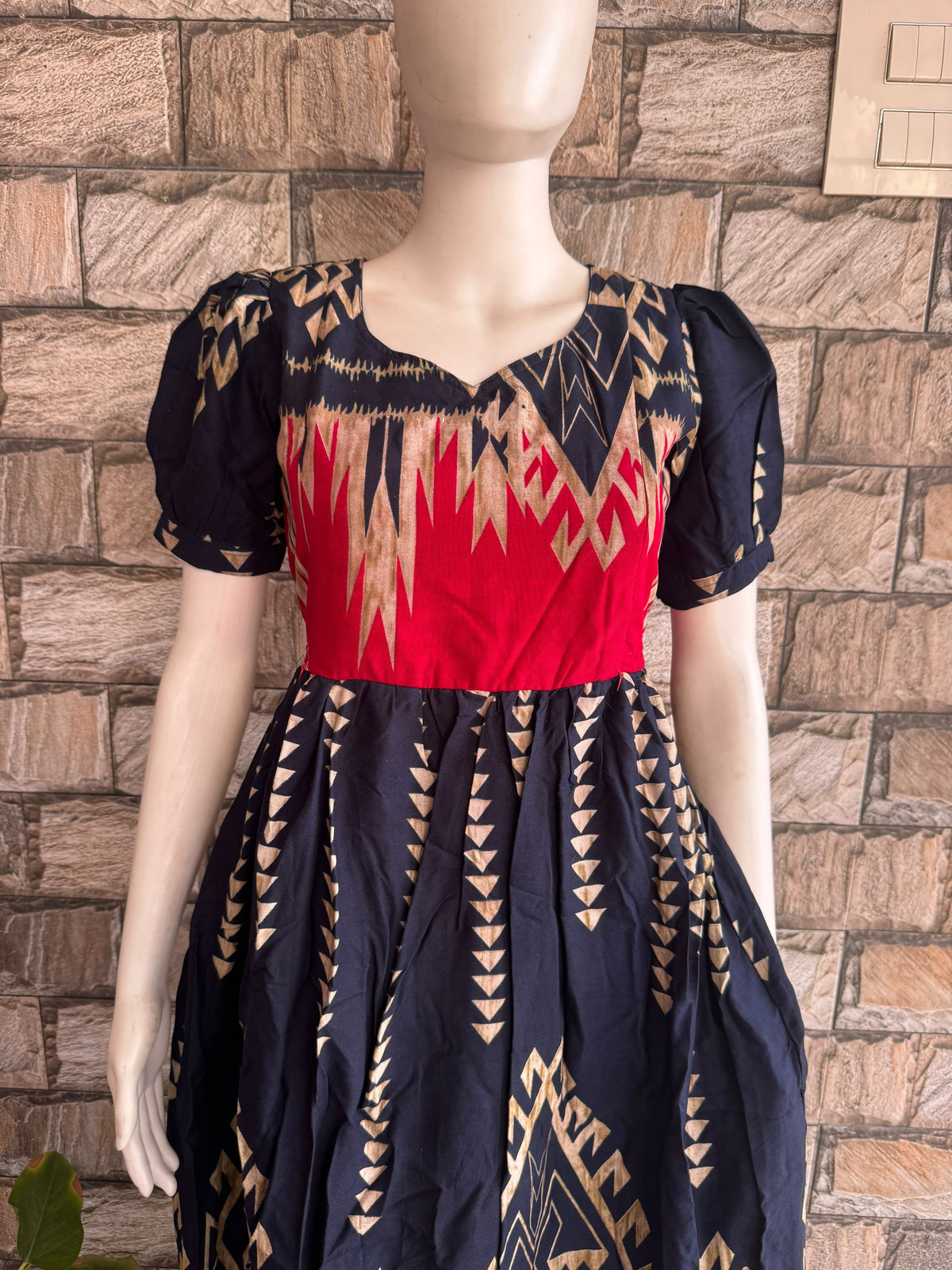 Premium soft  rayon Maternity maxi Budget launch Daman (navy blue )