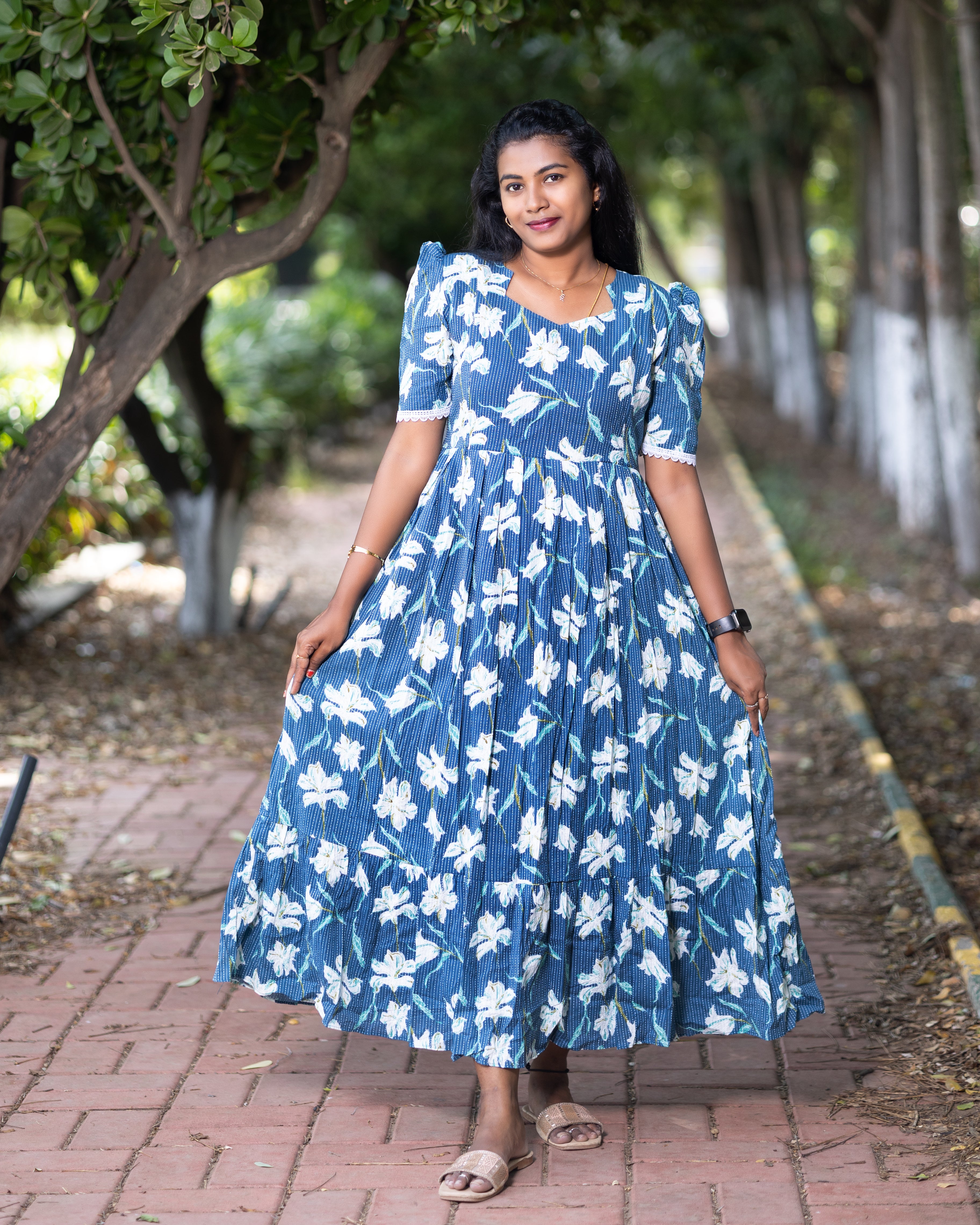 Perfect Mom to be Maxi Teal Floral