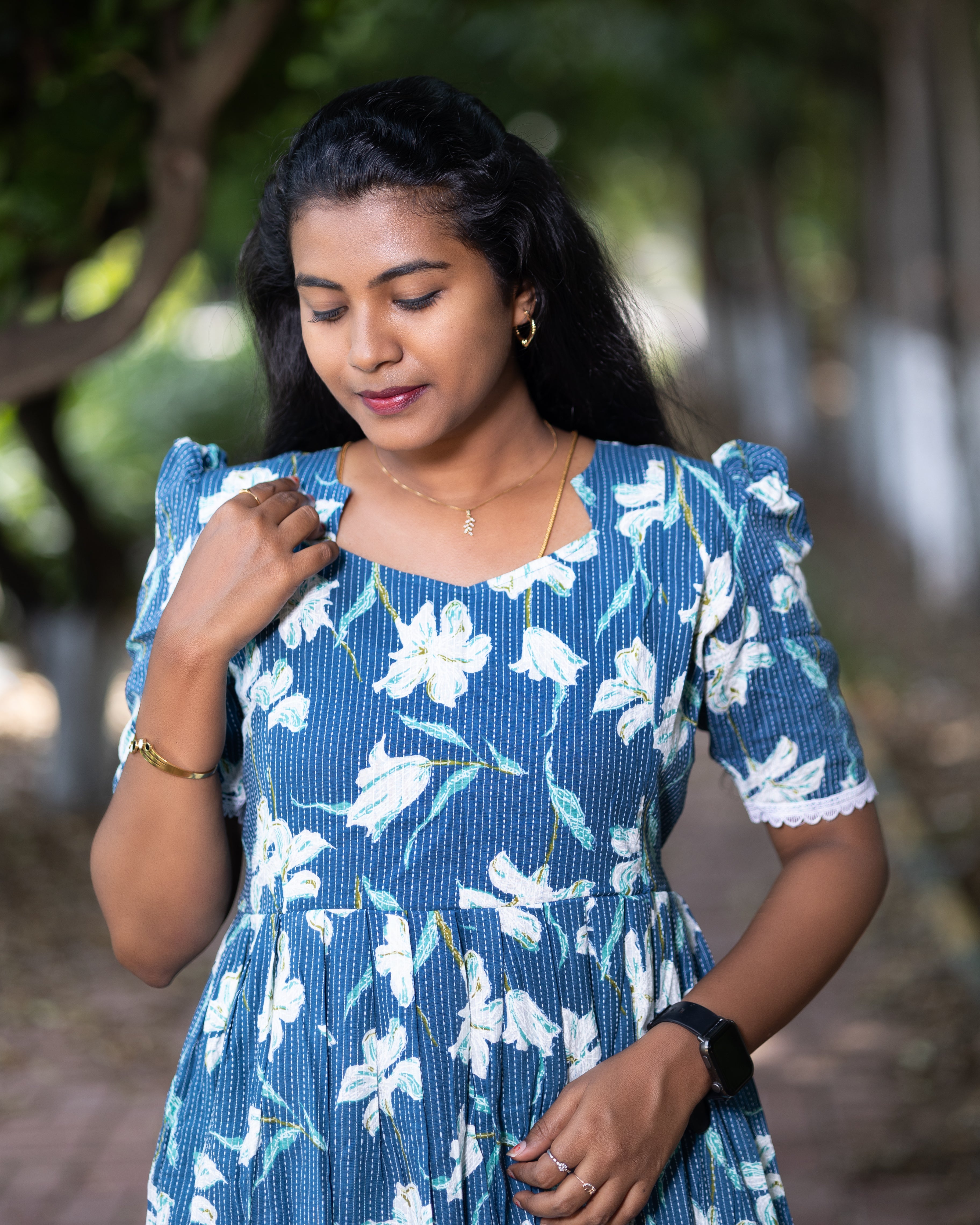 Perfect Mom to be Maxi Teal Floral